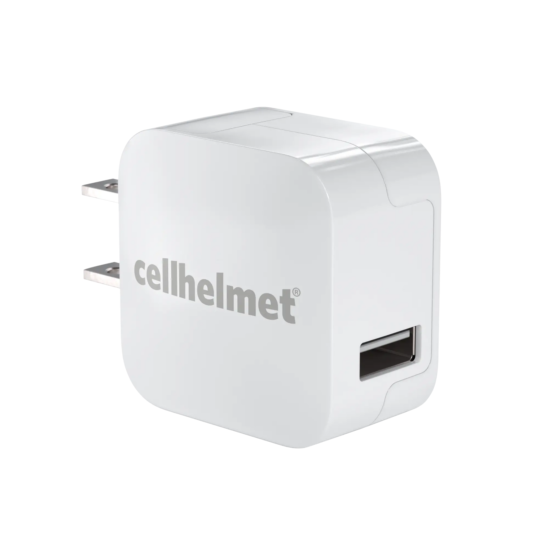 2.4A Wall Charger - Single Port - White - Charger - - cellhelmet