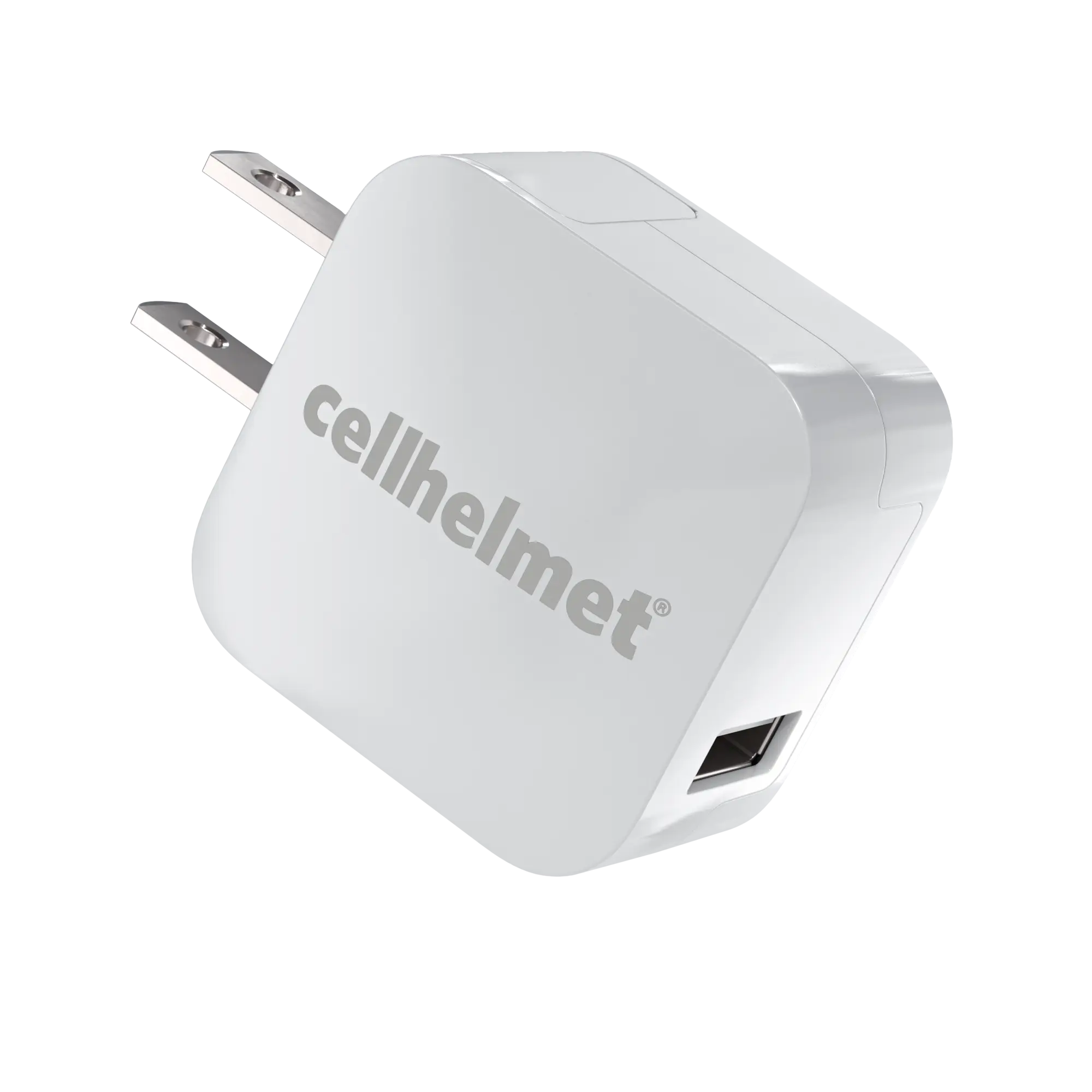 2.4A Wall Charger + 3' Round Type-C to Type-A USB Cable - Charger - - cellhelmet