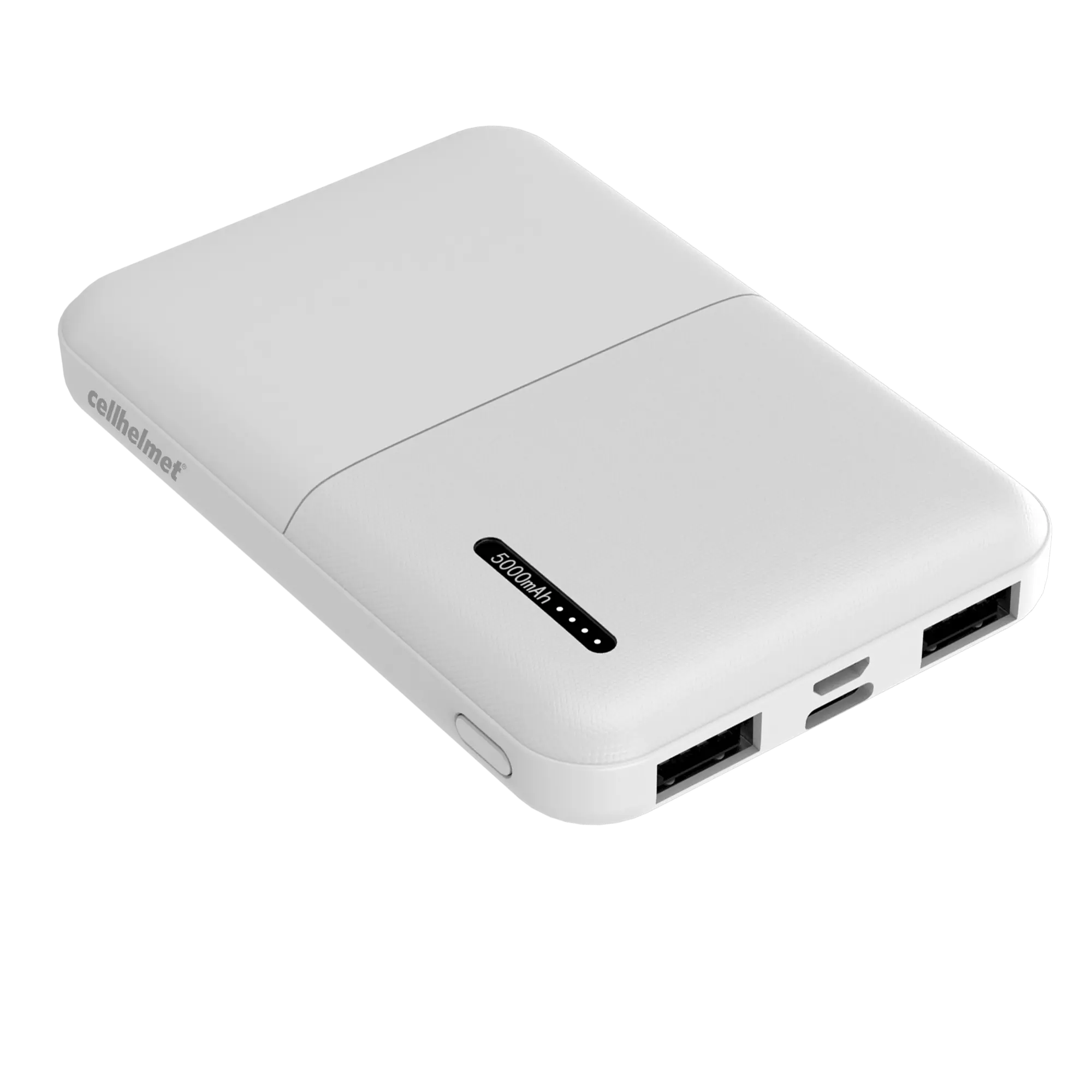5K mAh Power Bank - Dual Type-A Ports and Single Type-C - Power Bank - - cellhelmet