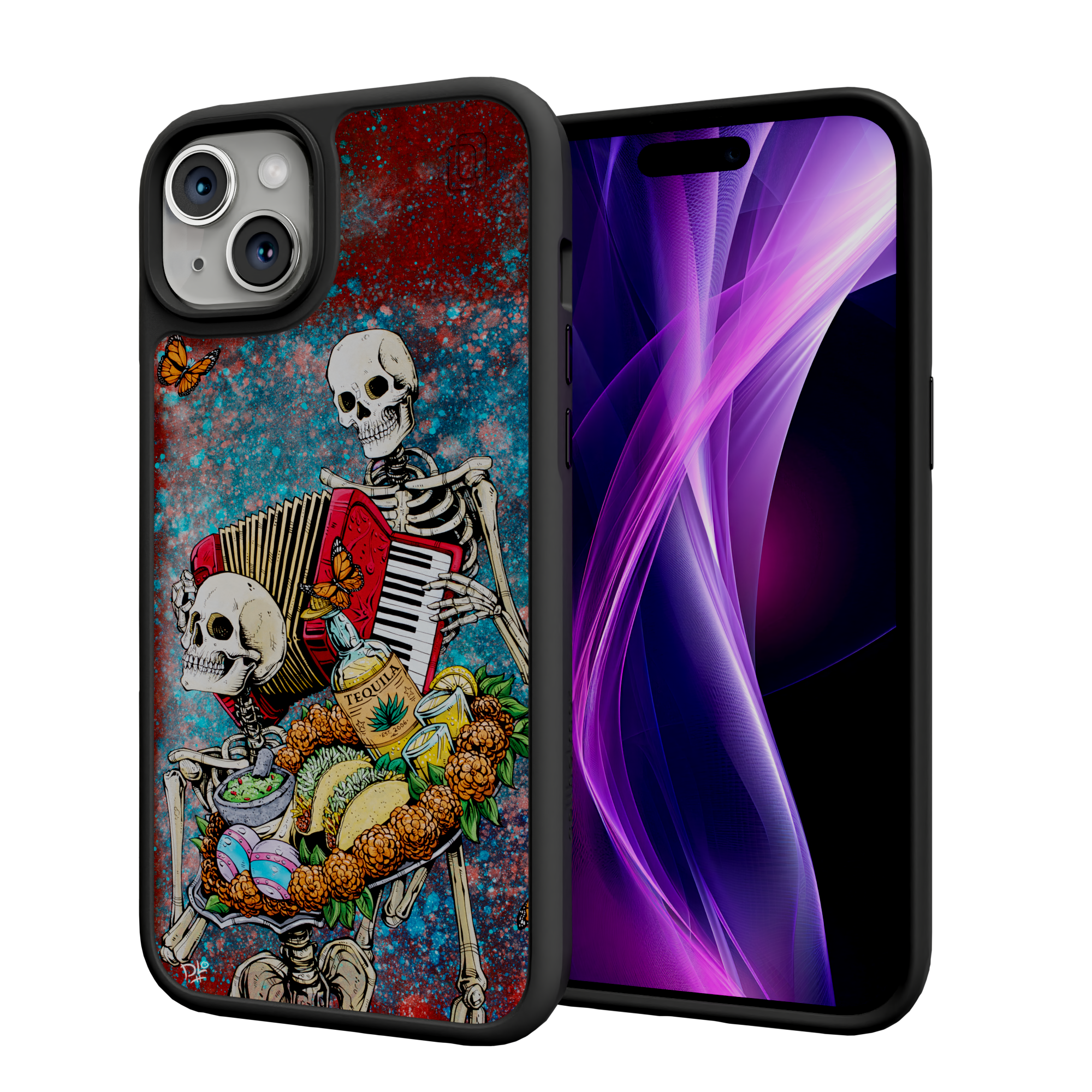 Bounty of Life by David Lozeau | iPhone 15 Series | Shock-Absorbent MagSafe® Case iPhone 15 Plus / Onyx Black