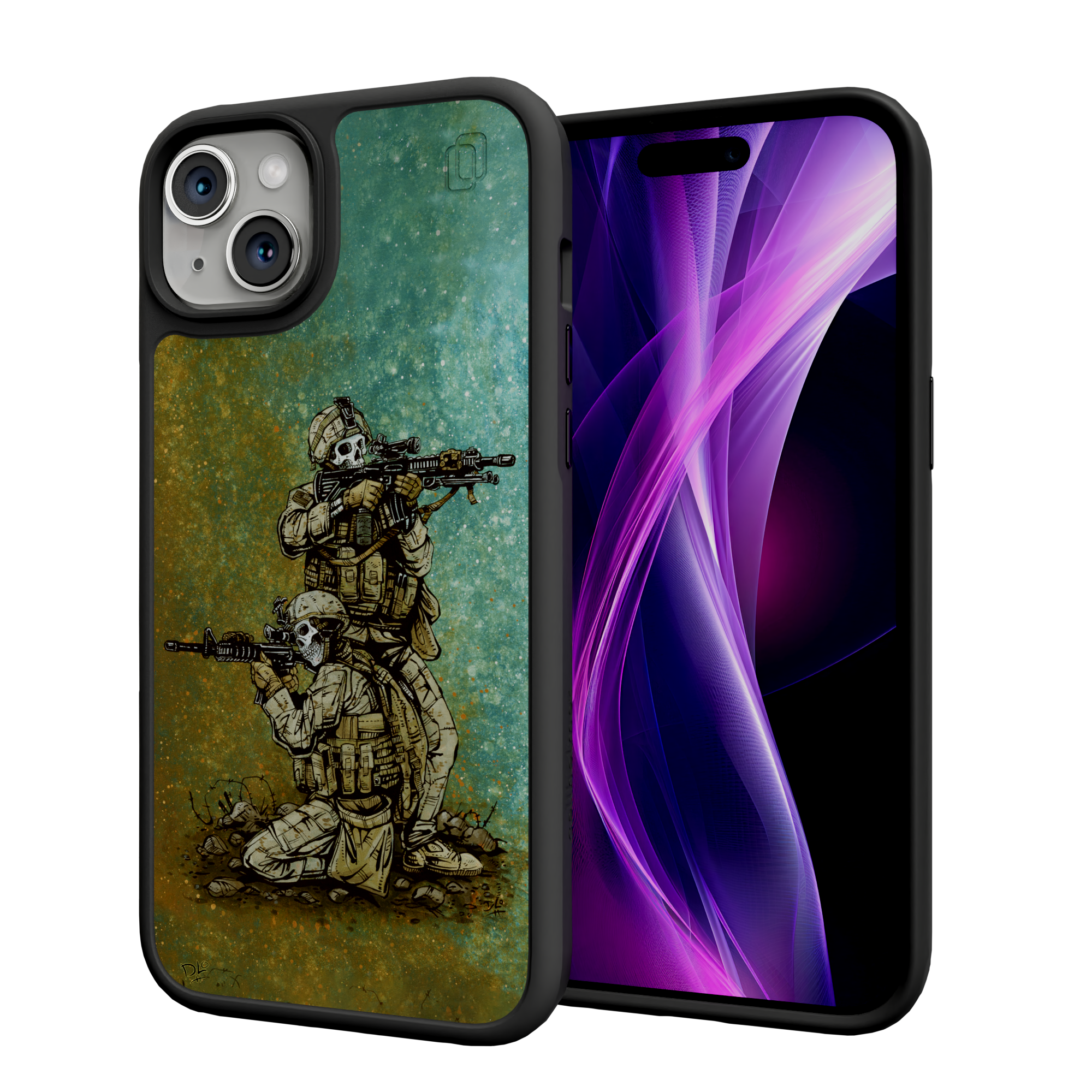 Got Your Six by David Lozeau | iPhone 15 Series | Shock-Absorbent MagSafe® Case iPhone 15 Plus / Onyx Black