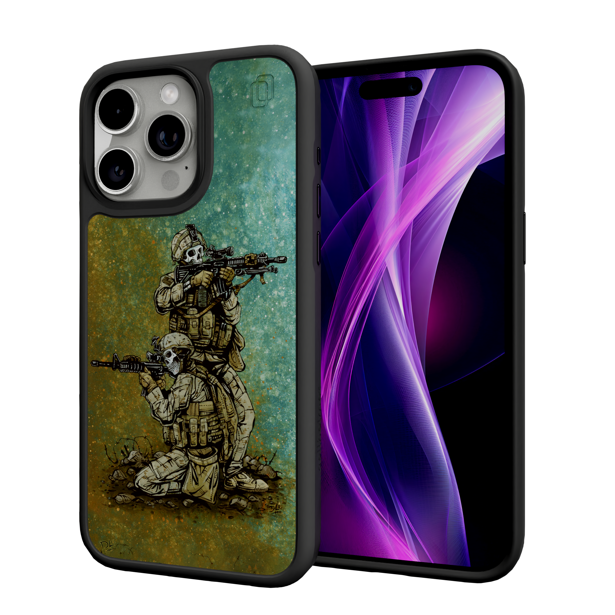 Got Your Six by David Lozeau | iPhone 15 Series | Shock-Absorbent MagSafe® Case iPhone 15 Pro Max / Onyx Black