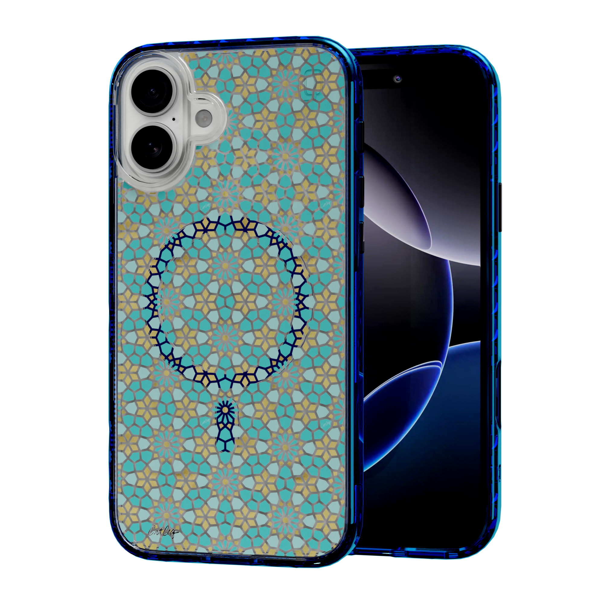 Persian Mint by CatCoq | iPhone 16 Series |  MagSafe® Case iPhone 16 Plus / Bermuda Blue