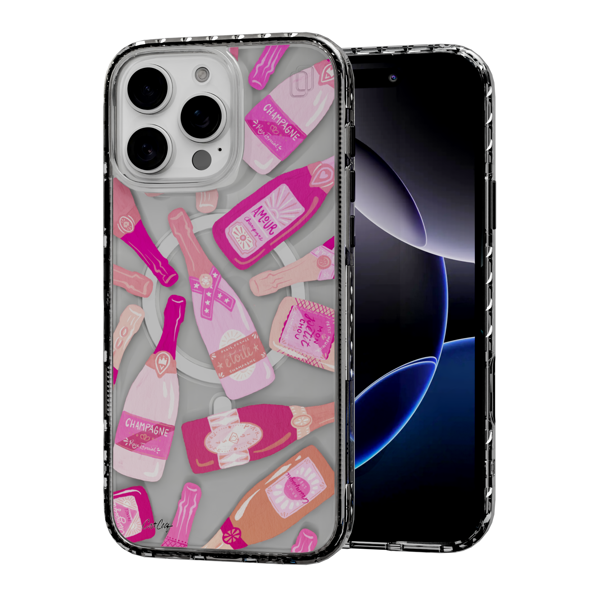 French Champagne by CatCoq | iPhone 16 Series | MagSafe® Case iPhone 16 Pro Max / Crystal Clear