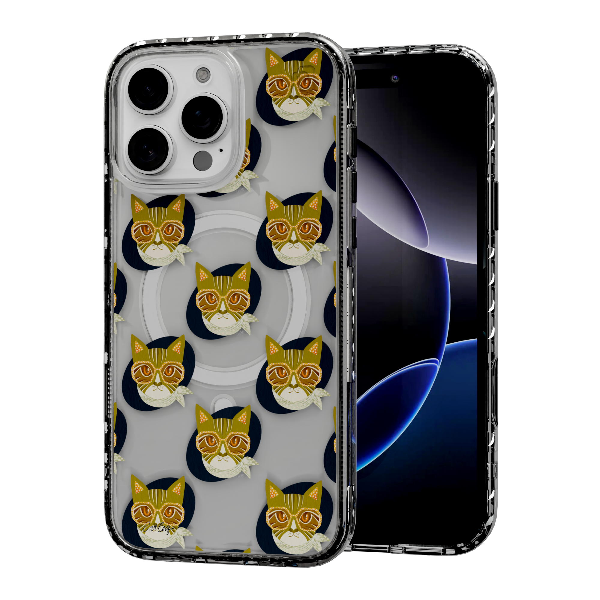 Cattitude by CatCoq | iPhone 16 Series |  MagSafe® Case iPhone 16 Pro Max / Crystal Clear