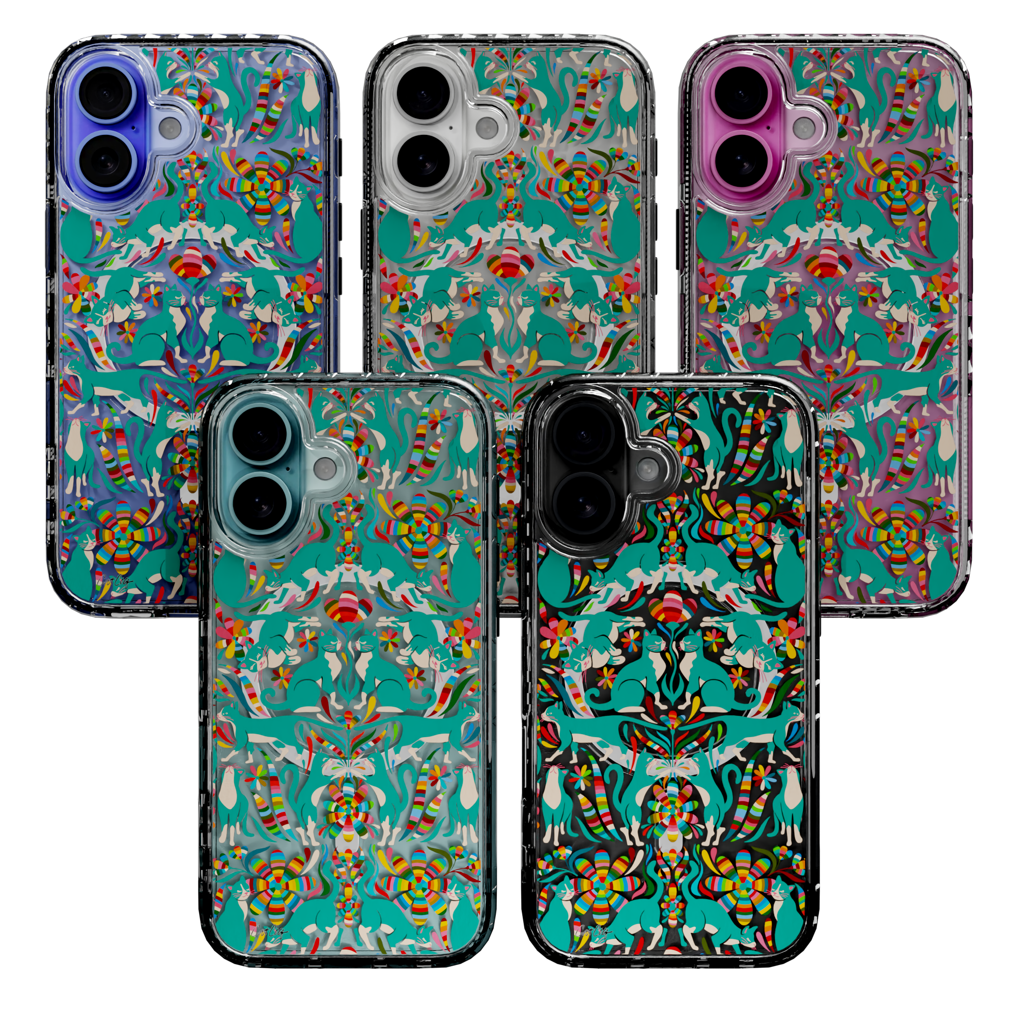 Otomi Cats by CatCoq | iPhone 16 Series | MagSafe® Case iPhone 16 Pro Max / Crystal Clear