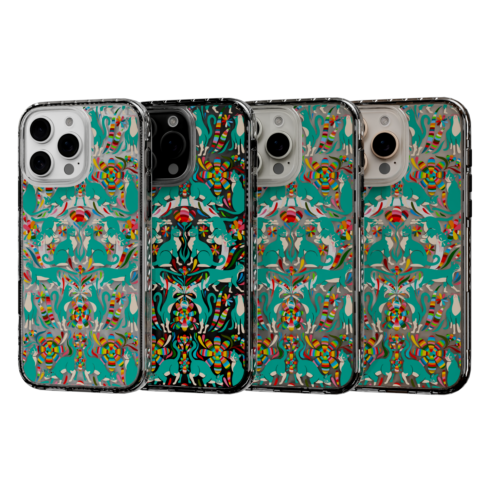 Otomi Cats by CatCoq | iPhone 16 Series | MagSafe® Case iPhone 16 Pro Max / Crystal Clear