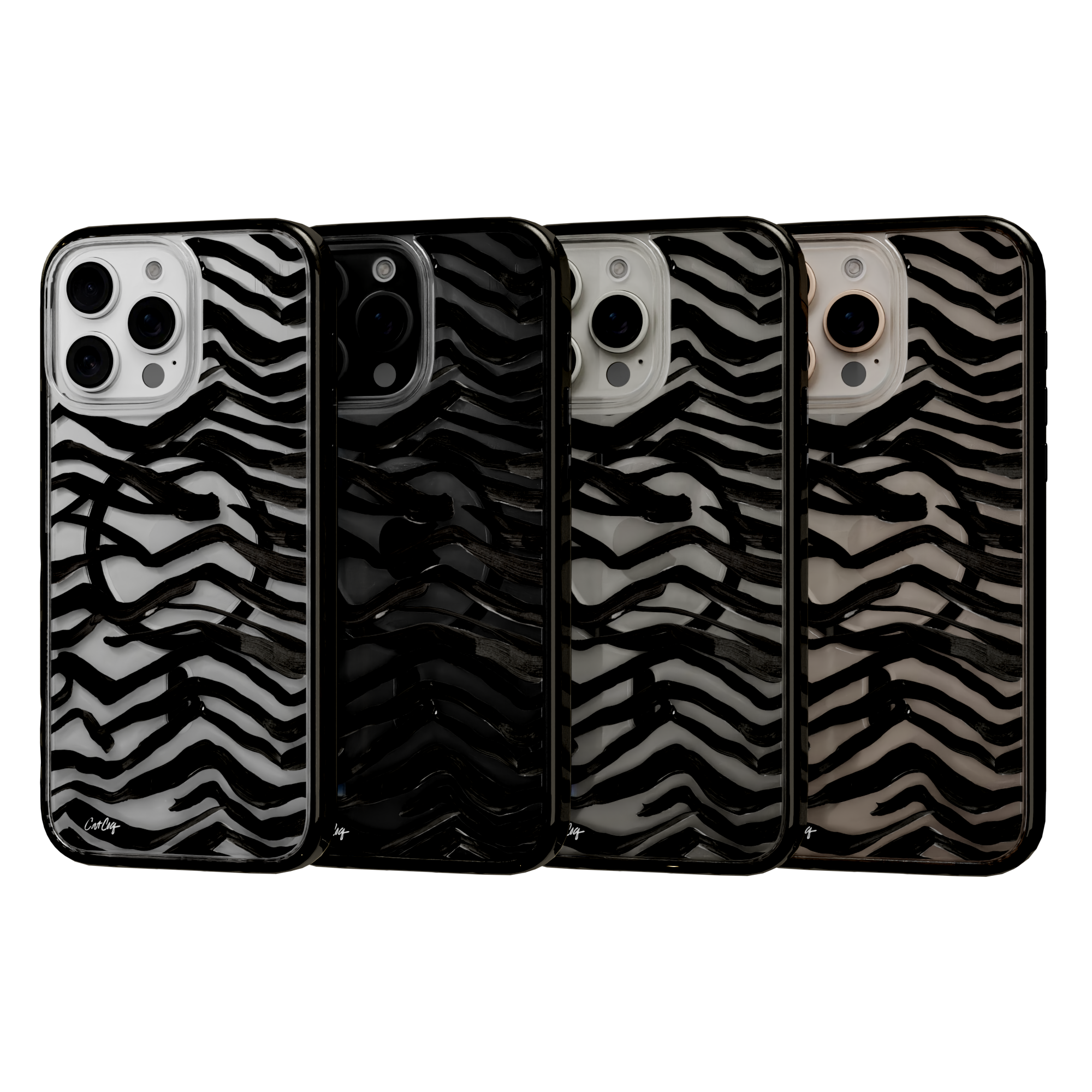 Zebra Black by CatCoq | iPhone 16 Series | MagSafe® Case iPhone 16 Pro Max / Onyx Black