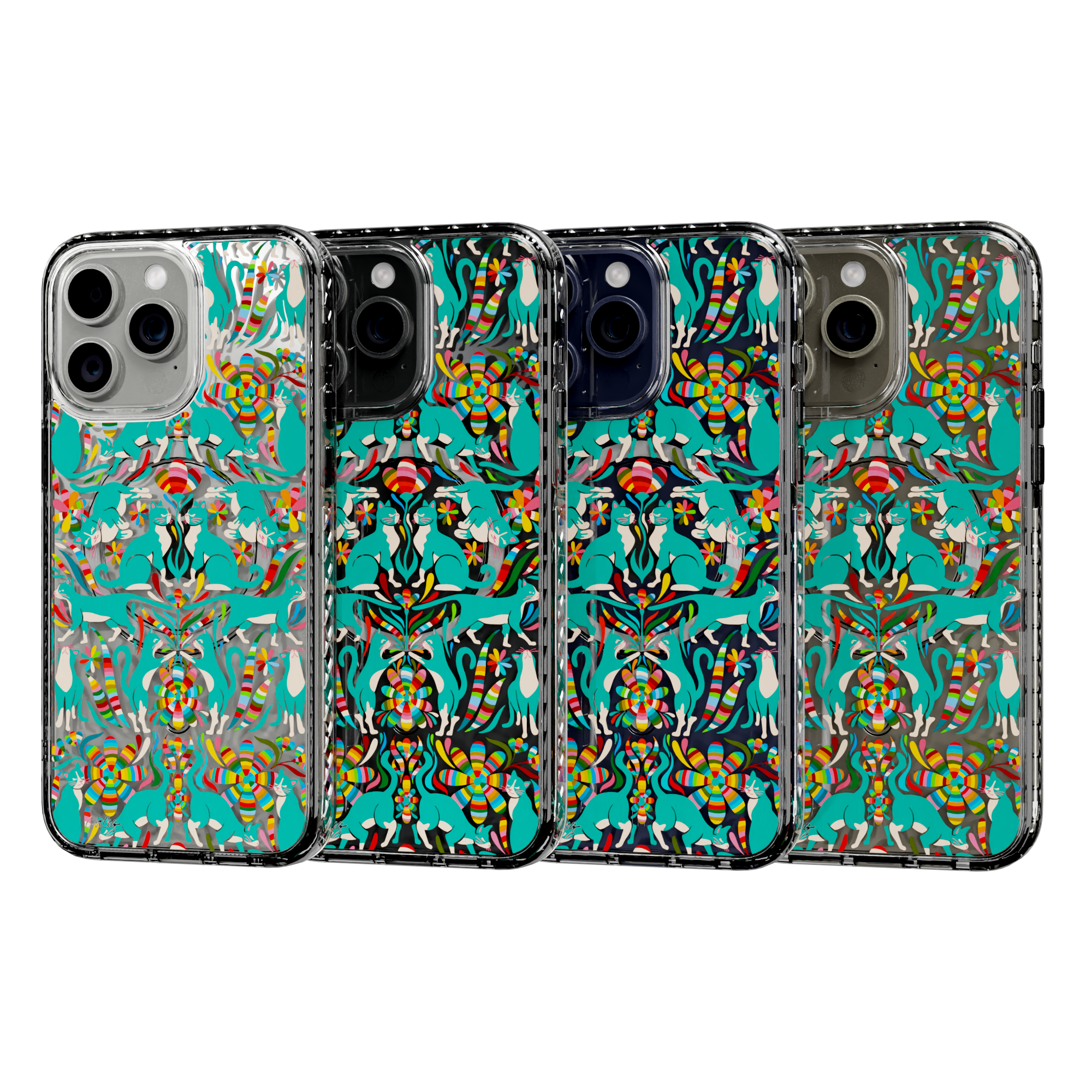 Otomi Cats by CatCoq | iPhone 15 Series | MagSafe® Case iPhone 15 Pro Max / Crystal Clear