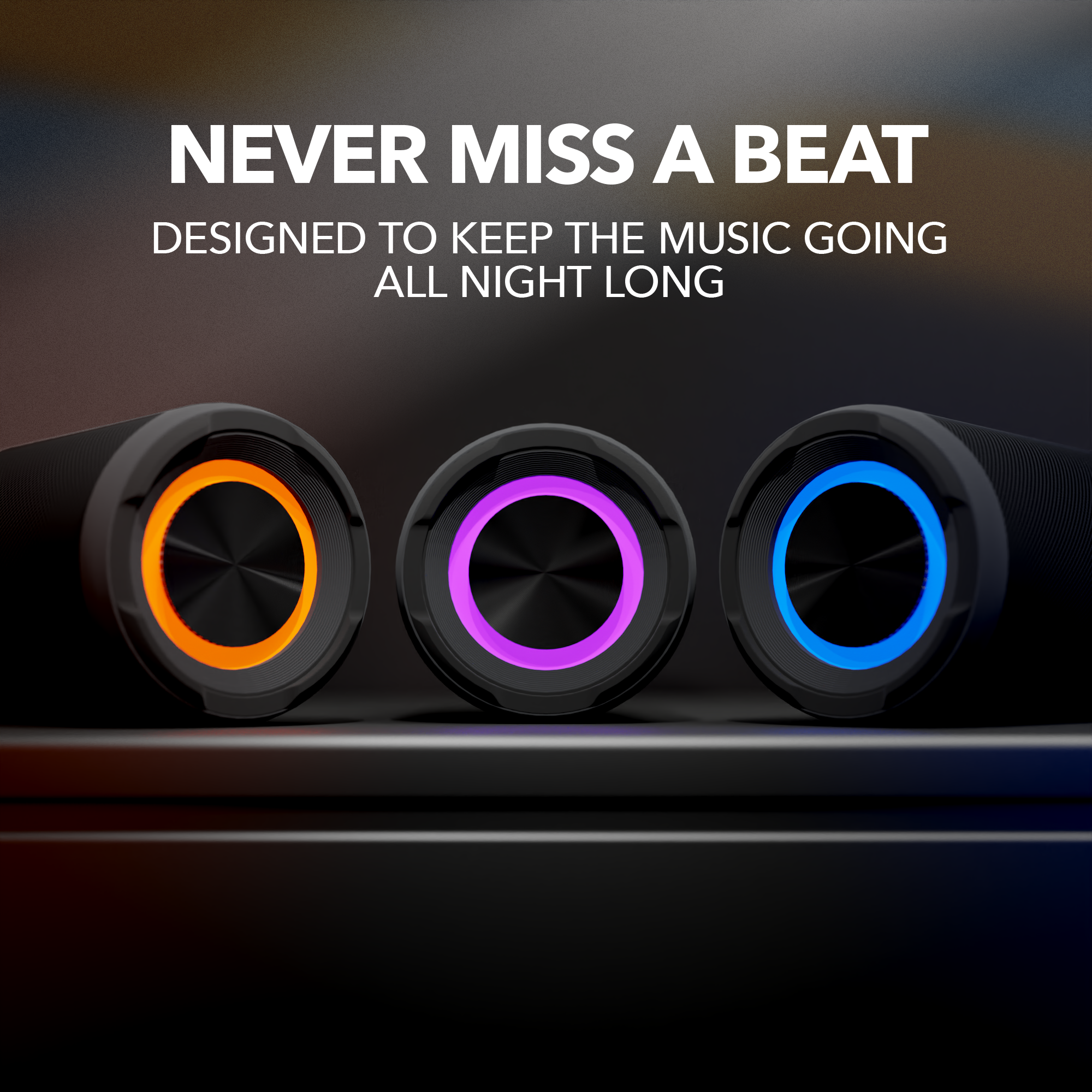 All Nighter Water-Resistant Bluetooth Speaker - Bar Audio by cellhelmet