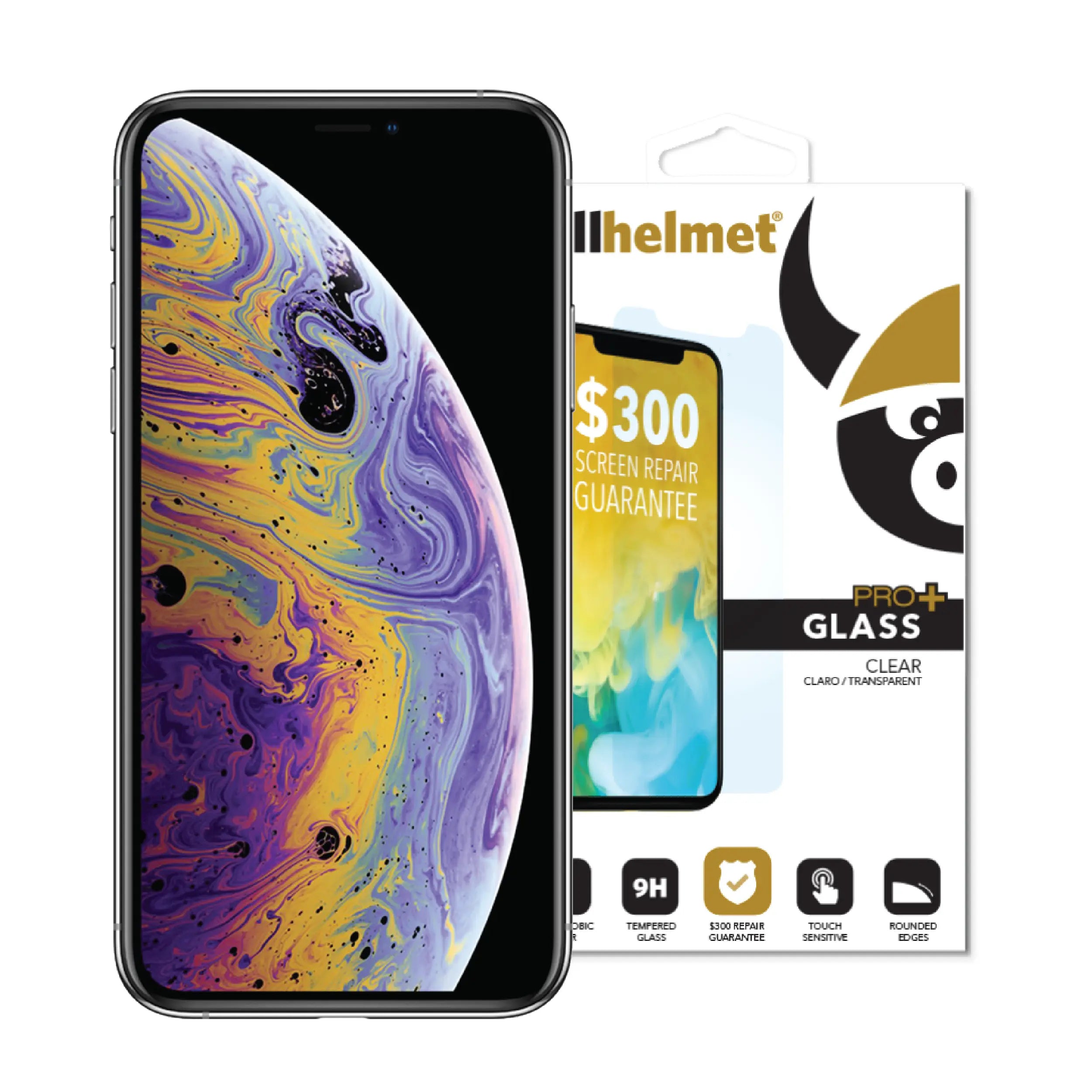 cellhelmet Tempered Glass Screen Protector for iPhone 11 Pro with Insurance