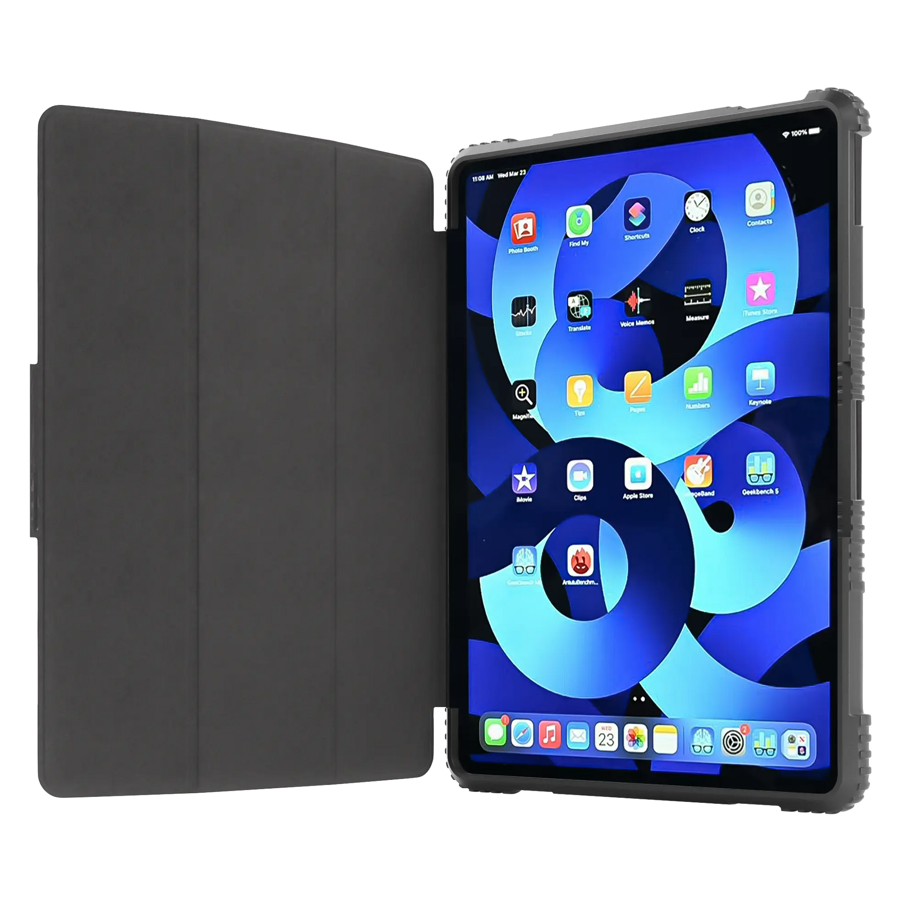 Aptitude Tablet Case for iPad 7 / 8 / 9 (10.2") - Black (Retail Packaging) - Case - - cellhelmet