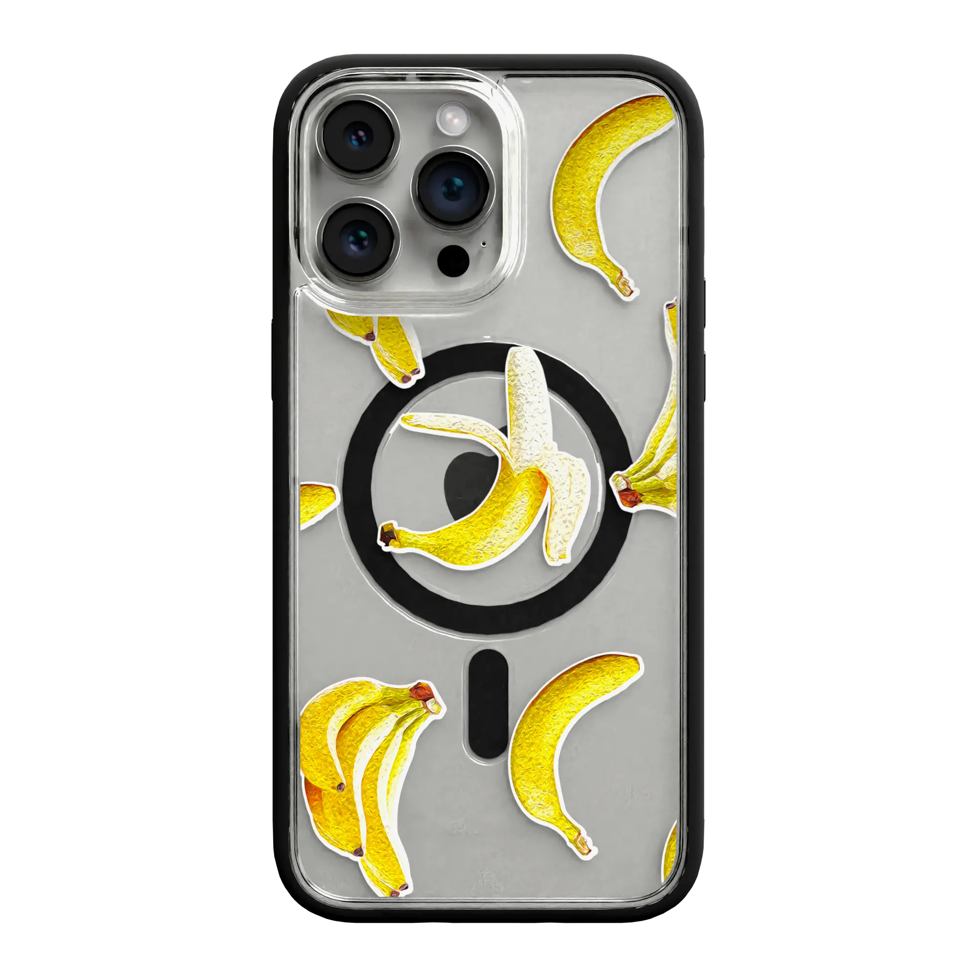 Apple-iPhone-13-Pro-Max-Crystal-Clear Banana Breeze | Protective MagSafe Case | Fruits Collection for Apple iPhone 13 Series cellhelmet cellhelmet