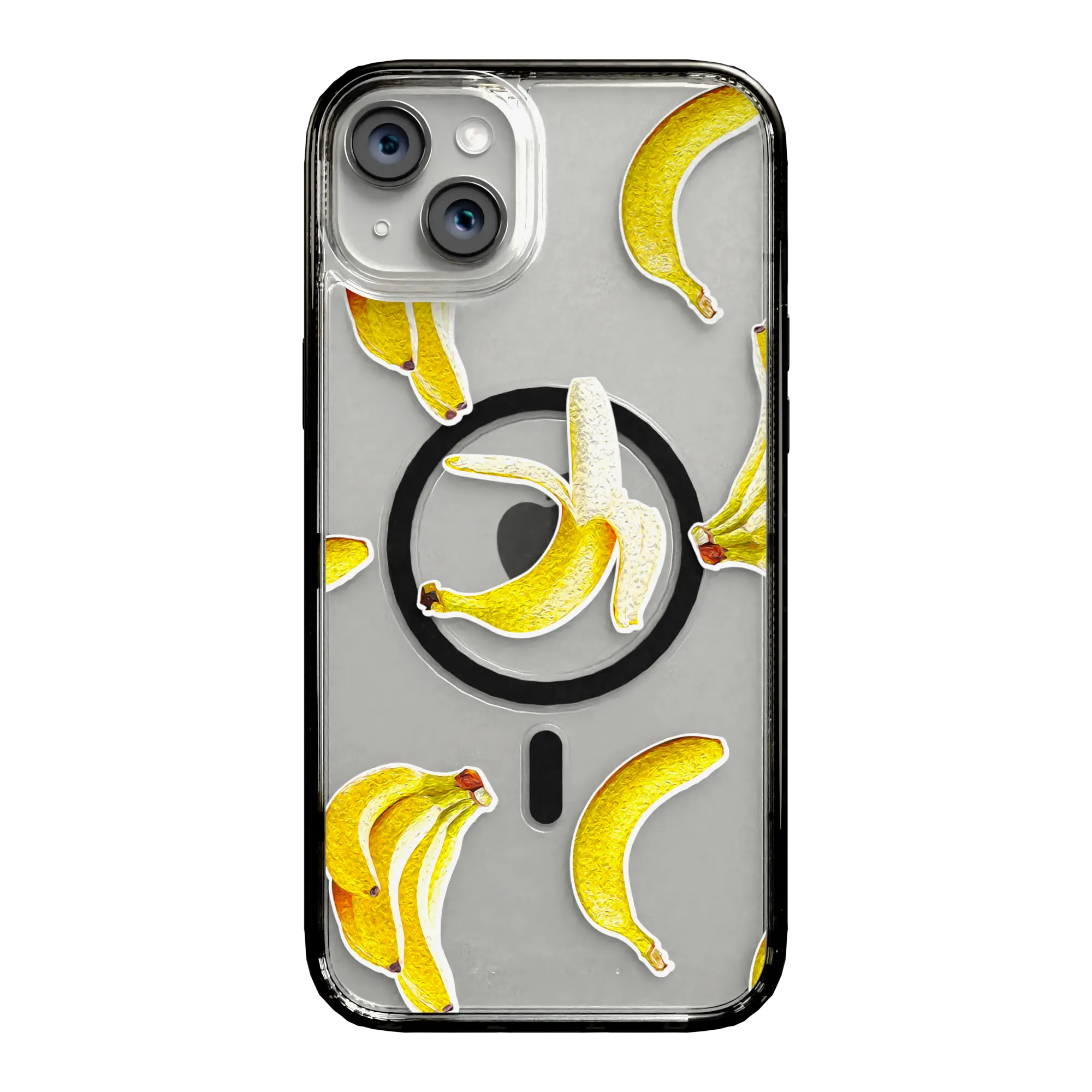 Apple-iPhone-15-Plus-Onyx-Black Banana Breeze | Protective MagSafe Case | Fruits Collection for Apple iPhone 15 Series cellhelmet cellhelmet