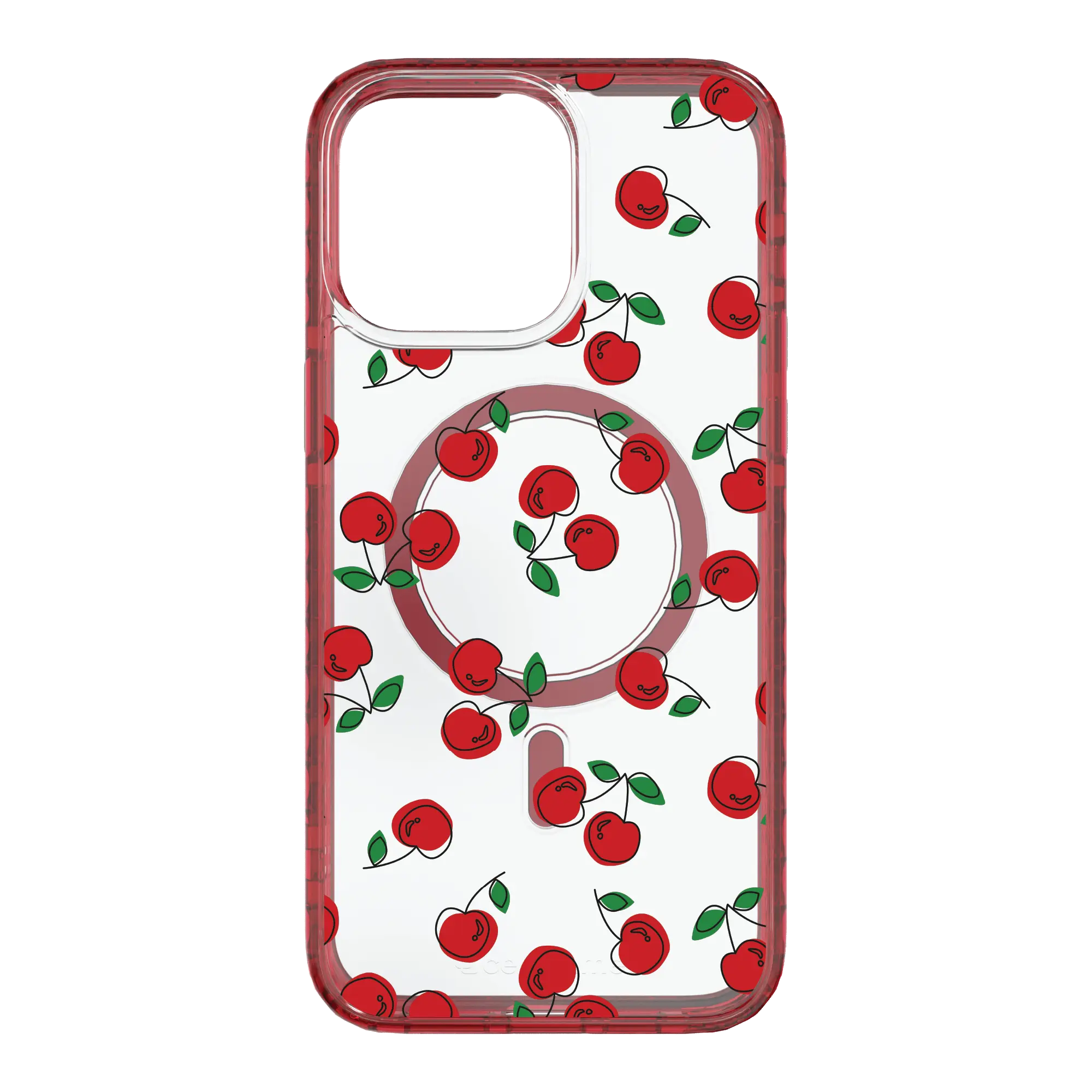 Apple-iPhone-15-Pro-Max-Scarlet-Red Bowl O' Cherries | Case Collective | Custom MagSafe Case Design for Apple iPhone 15 Series cellhelmet cellhelmet