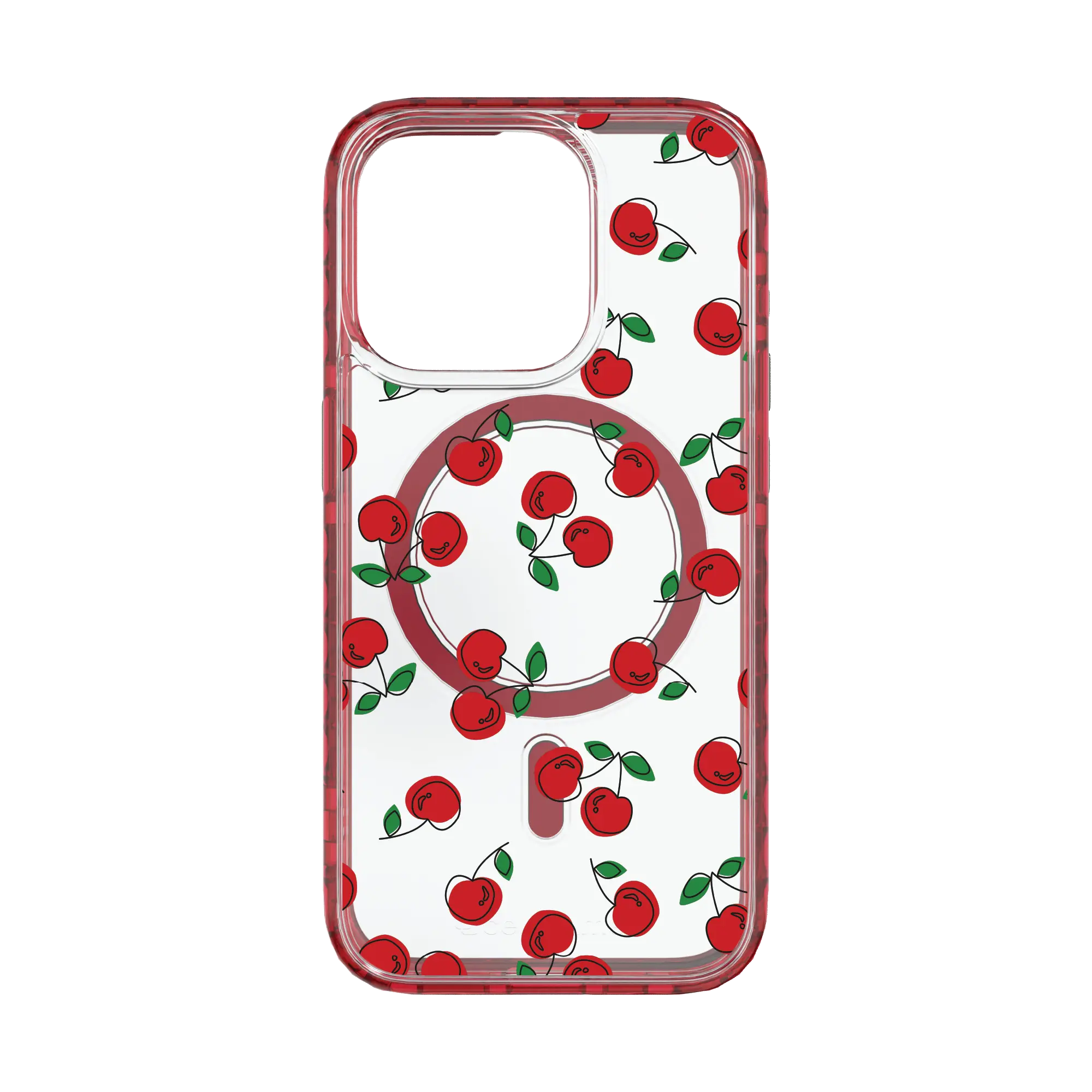 Apple-iPhone-15-Pro-Scarlet-Red Bowl O' Cherries | Case Collective | Custom MagSafe Case Design for Apple iPhone 15 Series cellhelmet cellhelmet