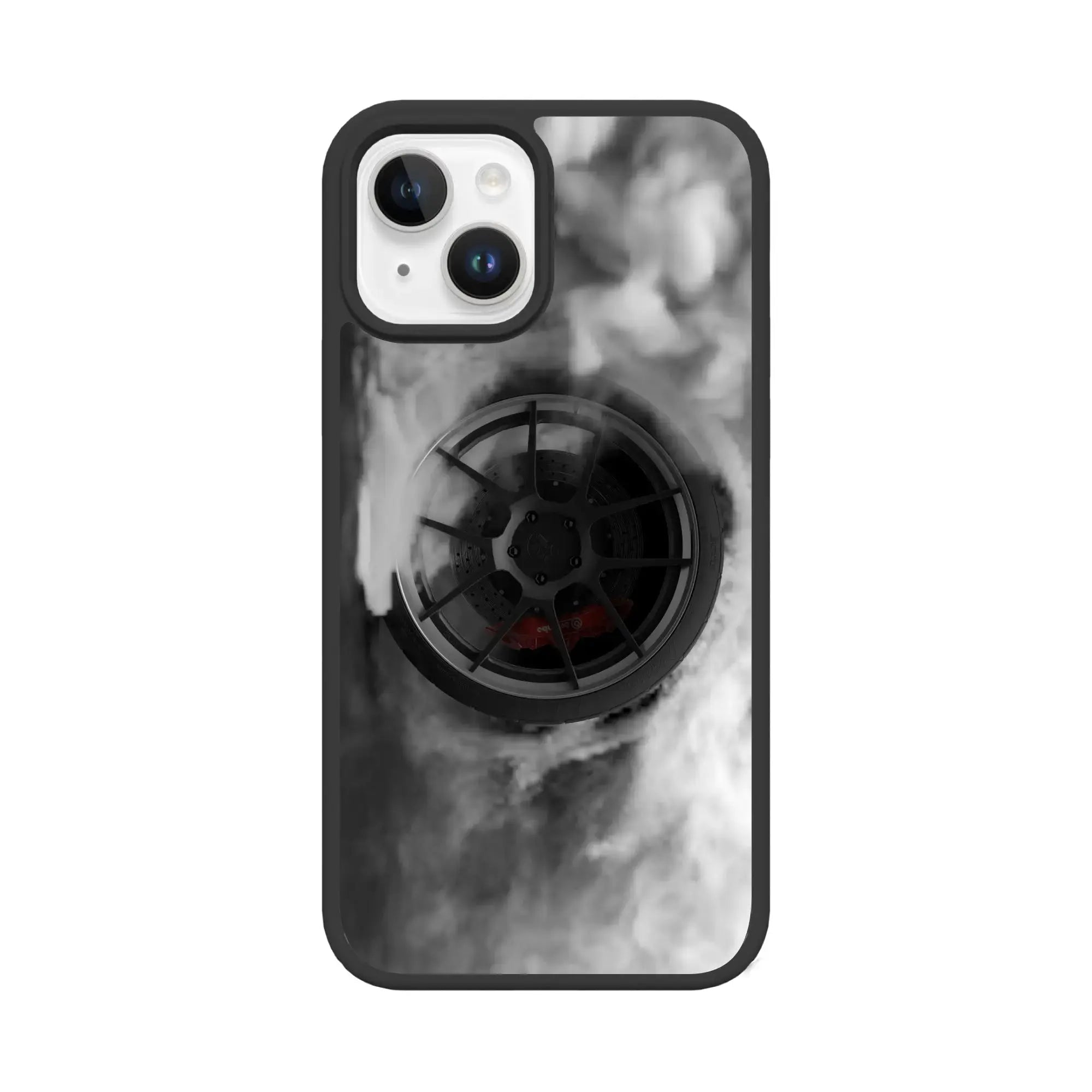 Burnout at Work | Burning Rubber Series | Custom MagSafe Case Design for Apple iPhone 15 Series