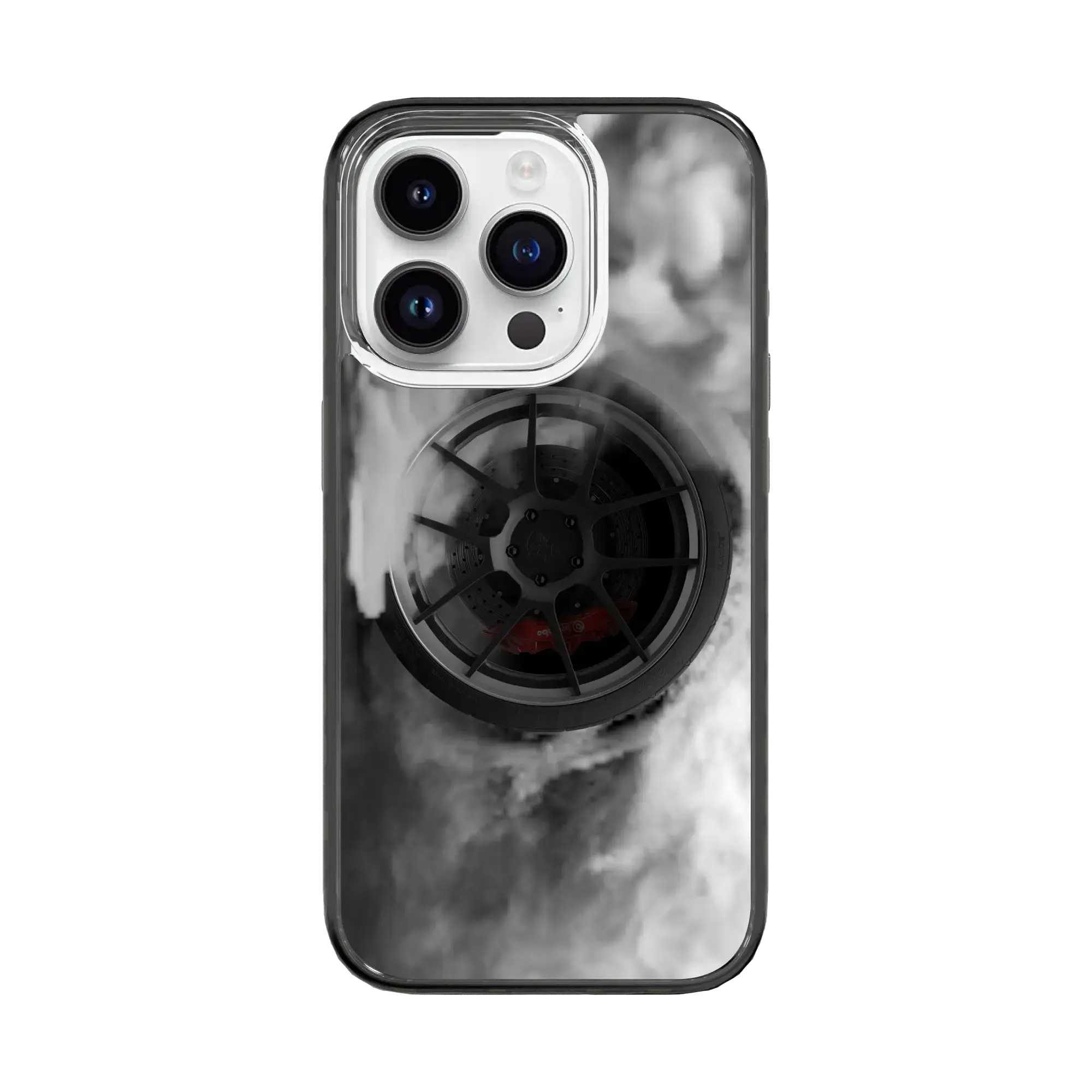 Burnout at Work | Burning Rubber Series | Custom MagSafe Case Design for Apple iPhone 15 Series