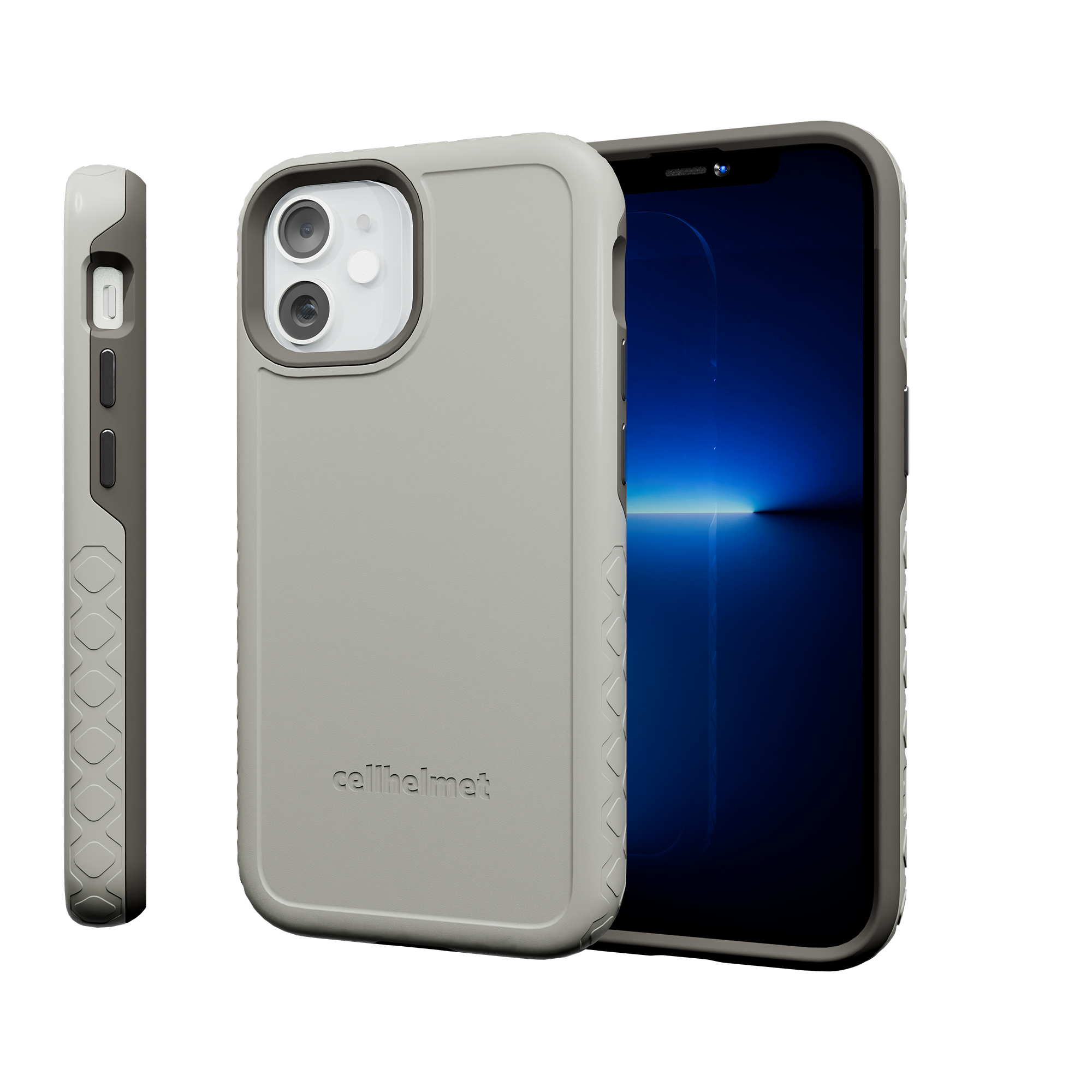 Dual Layer Case for Apple iPhone 12 Mini | Gray | Fortitude Series