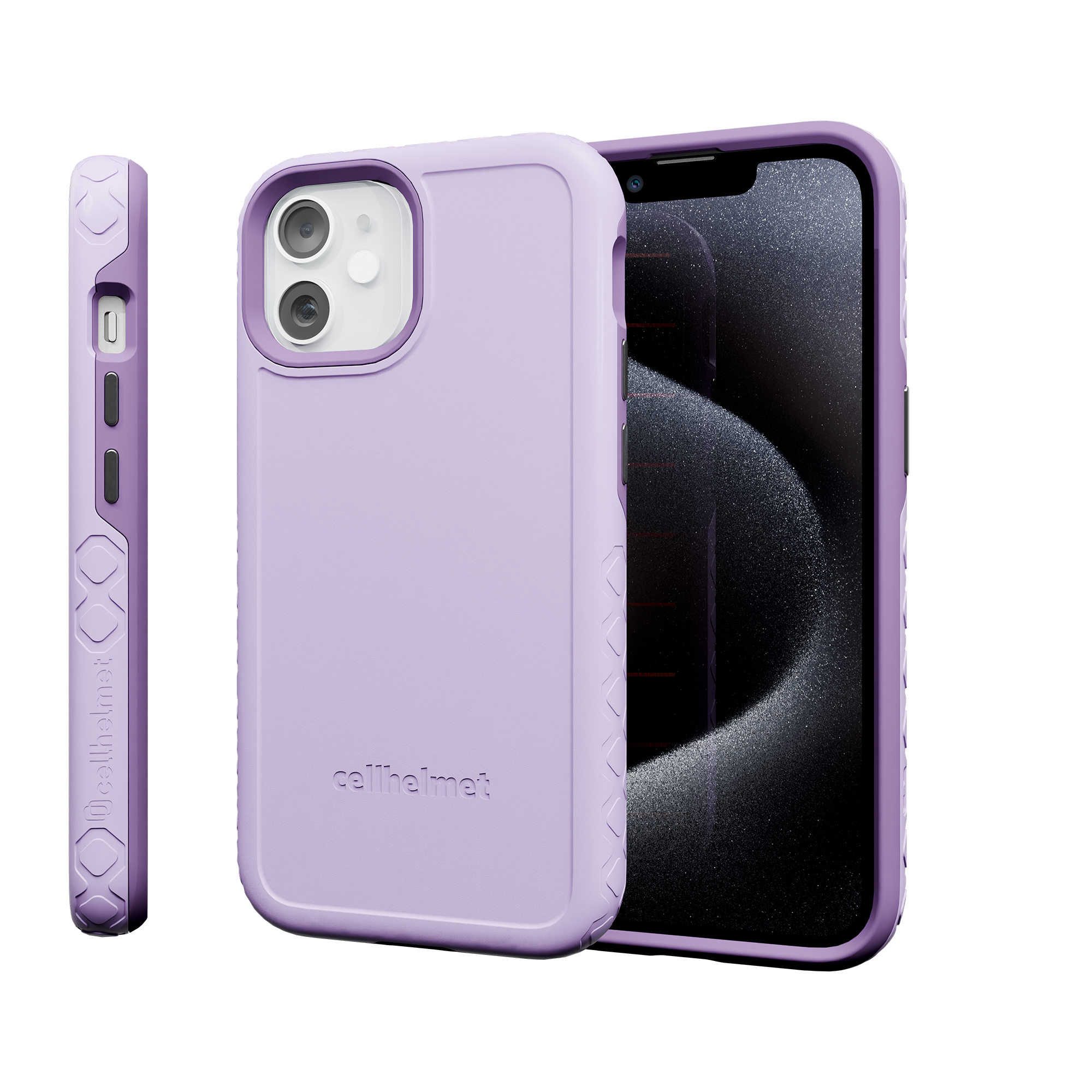 Dual Layer Case for Apple iPhone 13 Mini | Lilac Blossom Purple | Fortitude Series