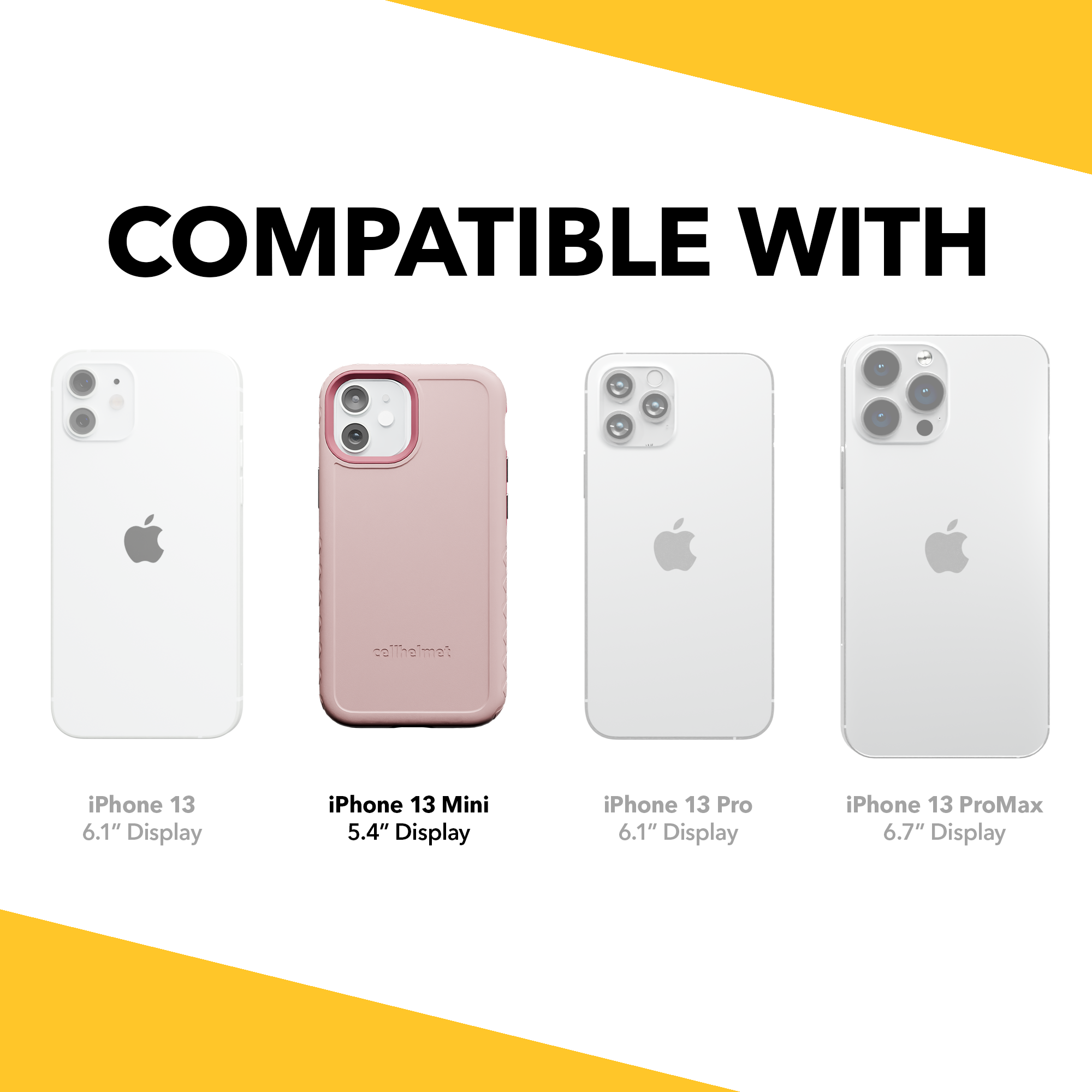 Dual Layer Case for Apple iPhone 13 Mini | Pink Magnolia | Fortitude Series