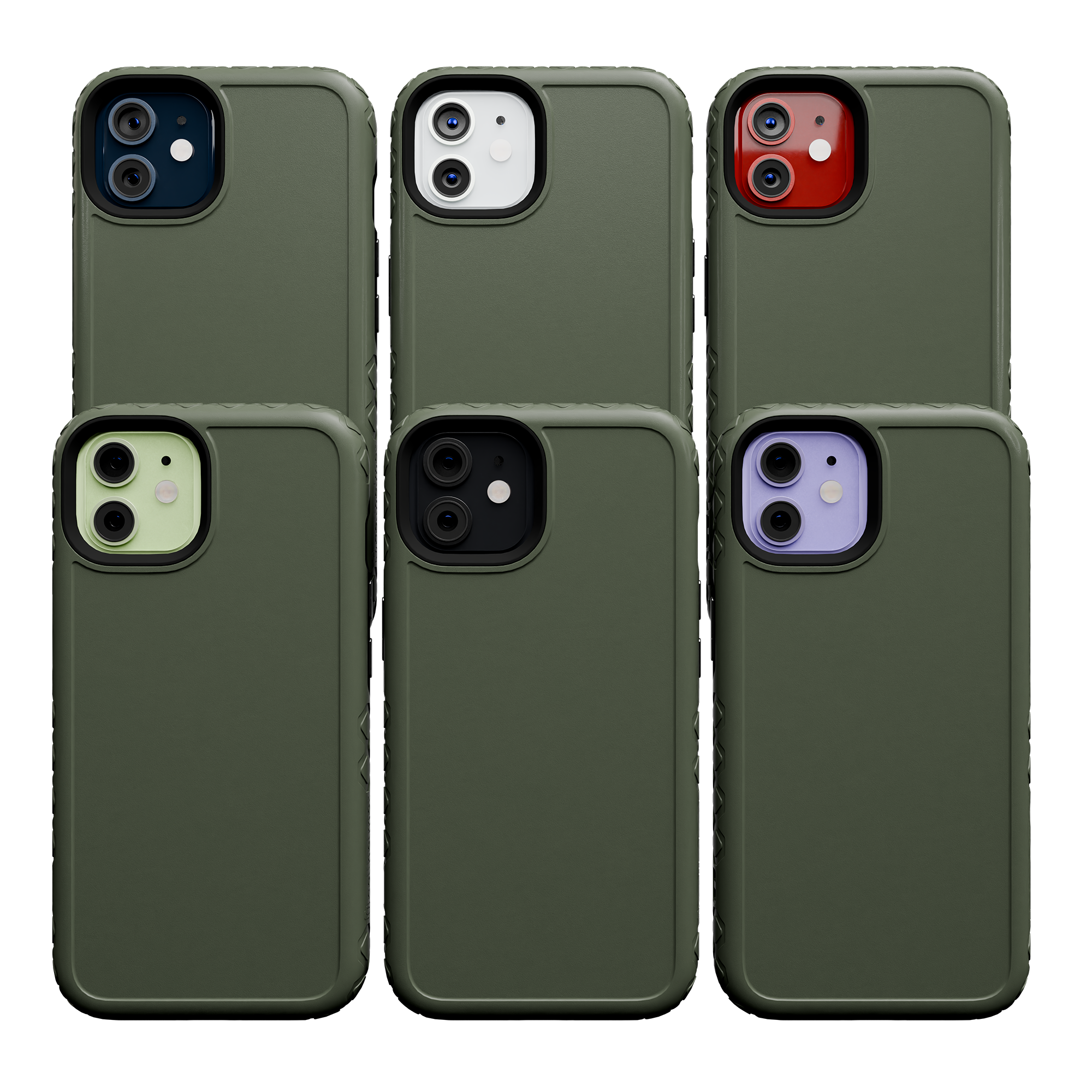 Fortitude Series Case for iPhone 12/12 Pro (Olive Drab Green)