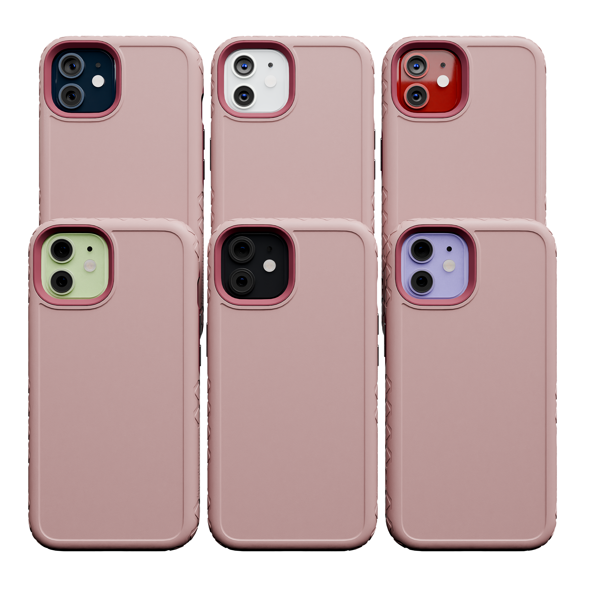 Fortitude Series Case for iPhone 12/12 Pro (Pink Magnolia)
