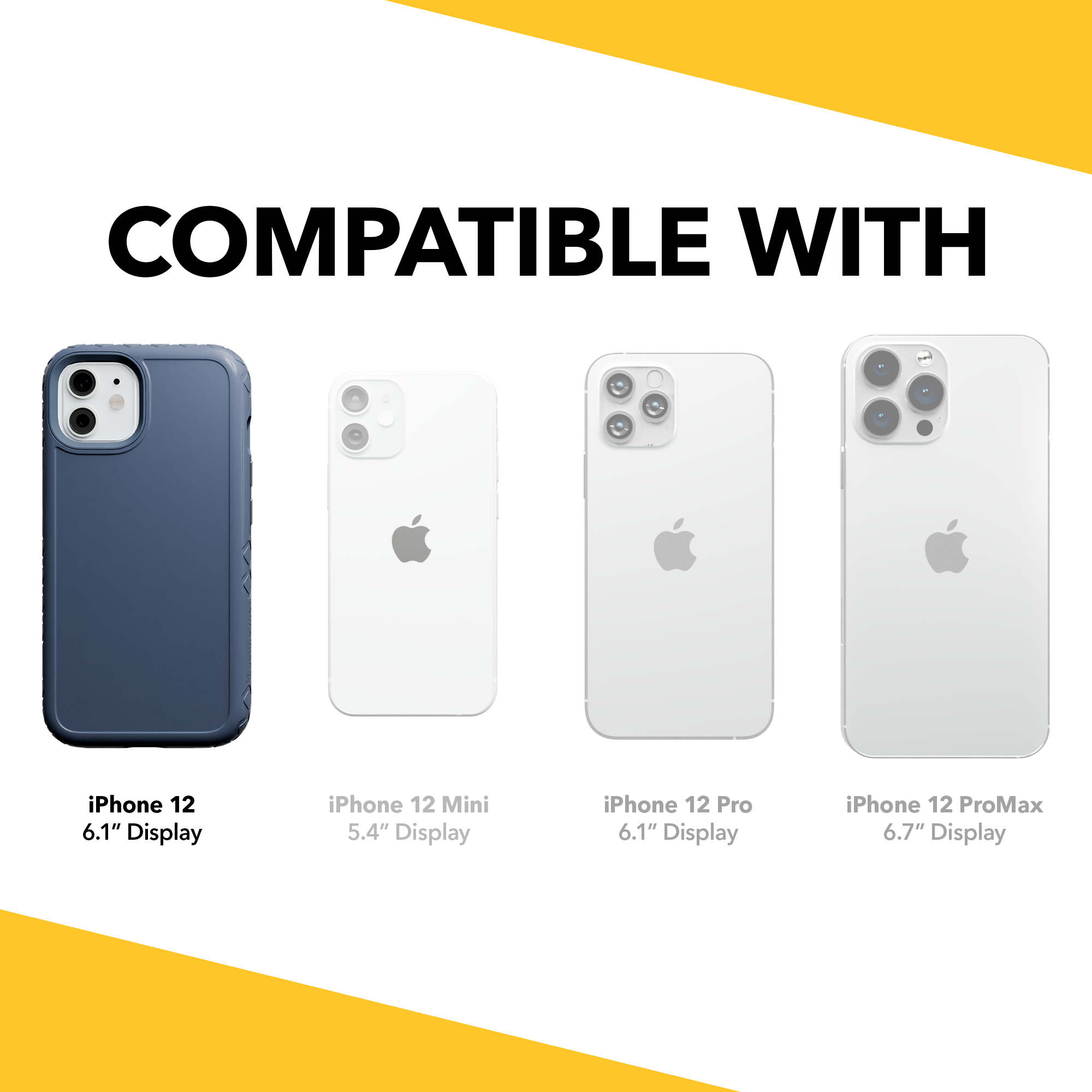Fortitude Series Case for iPhone 12/12 Pro (Slate Blue)