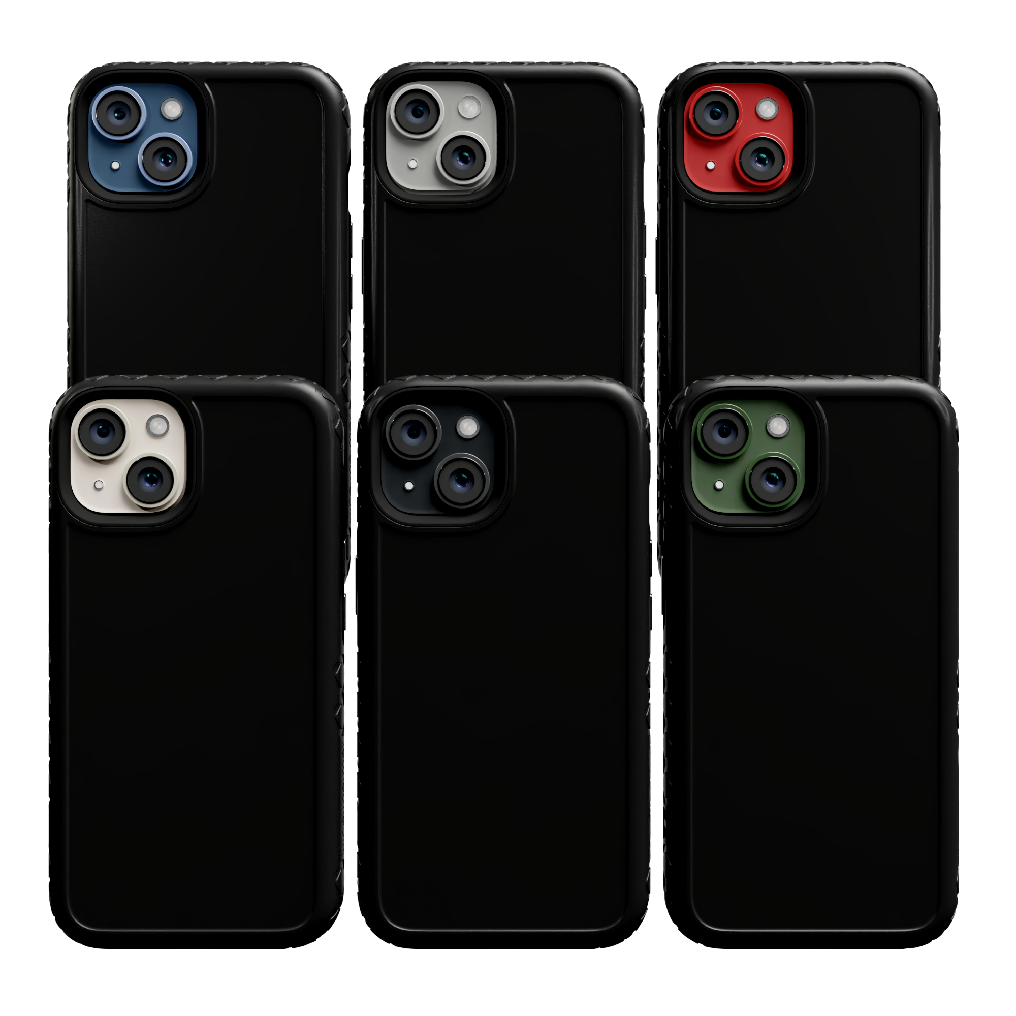 Dual Layer Case for Apple iPhone 13 | Onyx Black | Fortitude Series Onyx Black