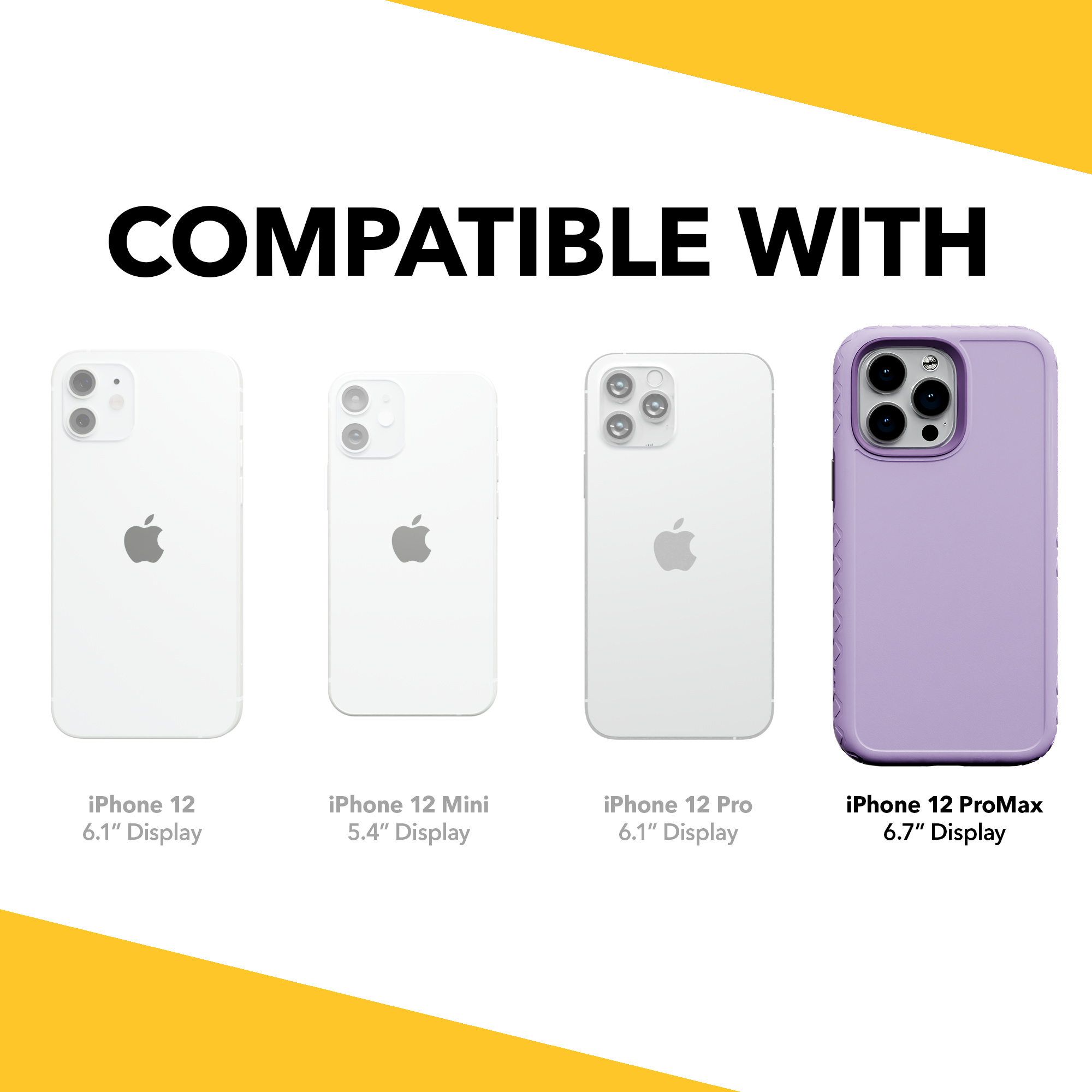 Dual Layer Protective Case Apple iPhone 12 Pro Max | Lilac Blossom Purple