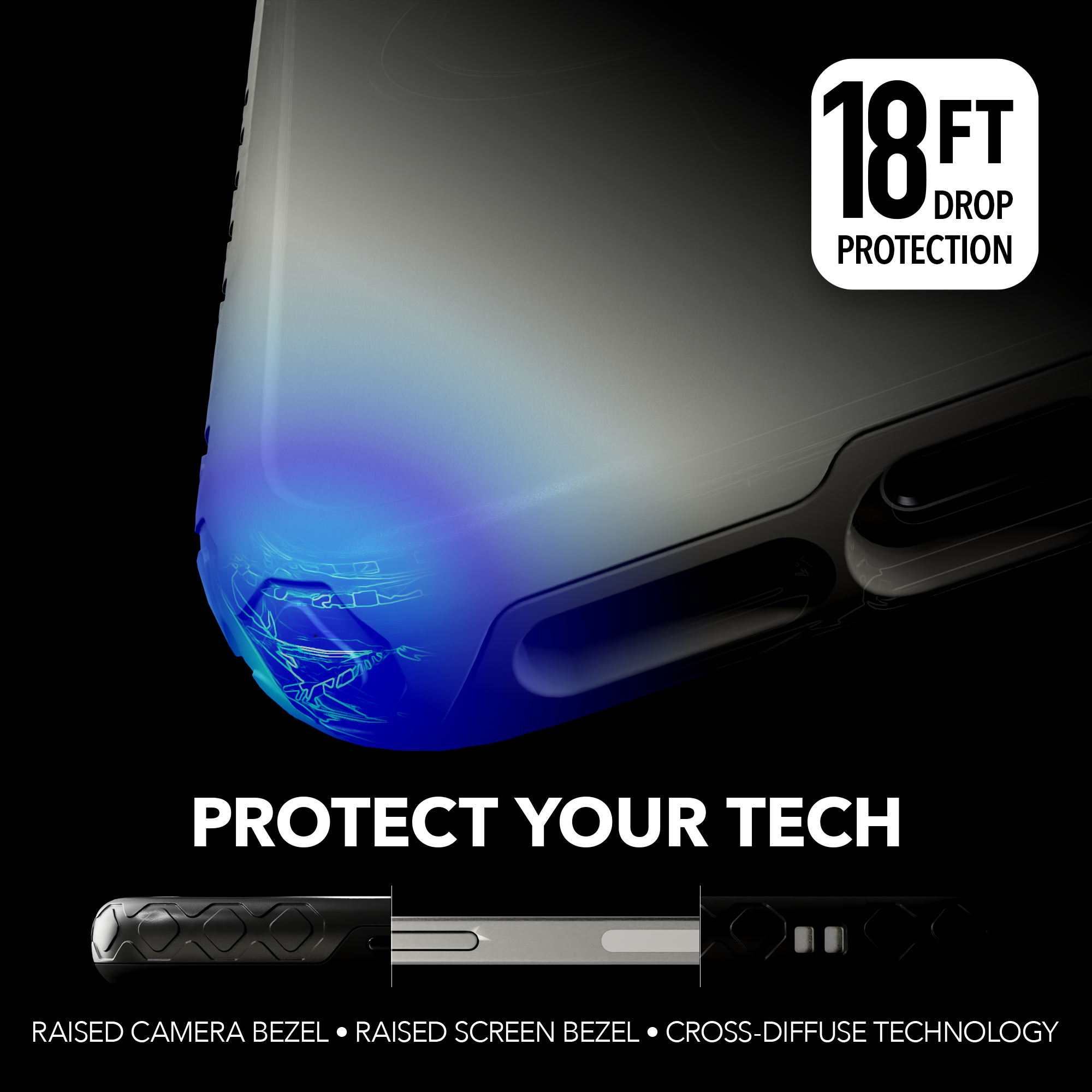 Dual Layer Case for Apple iPhone 13 Pro Max | Gray | Fortitude Series Gray