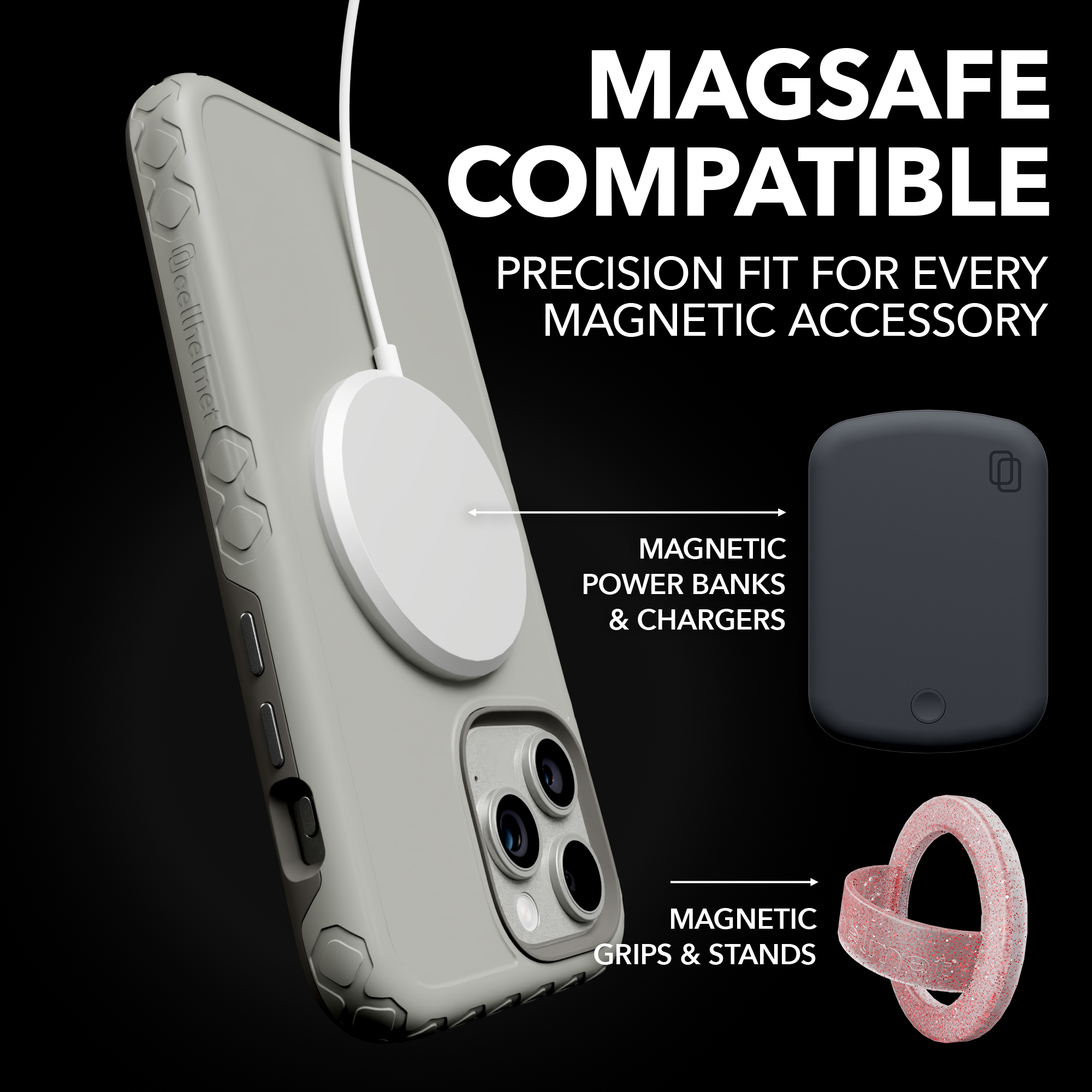 Dual Layer Case for Apple iPhone 13 Pro Max | Gray | Fortitude Series Gray