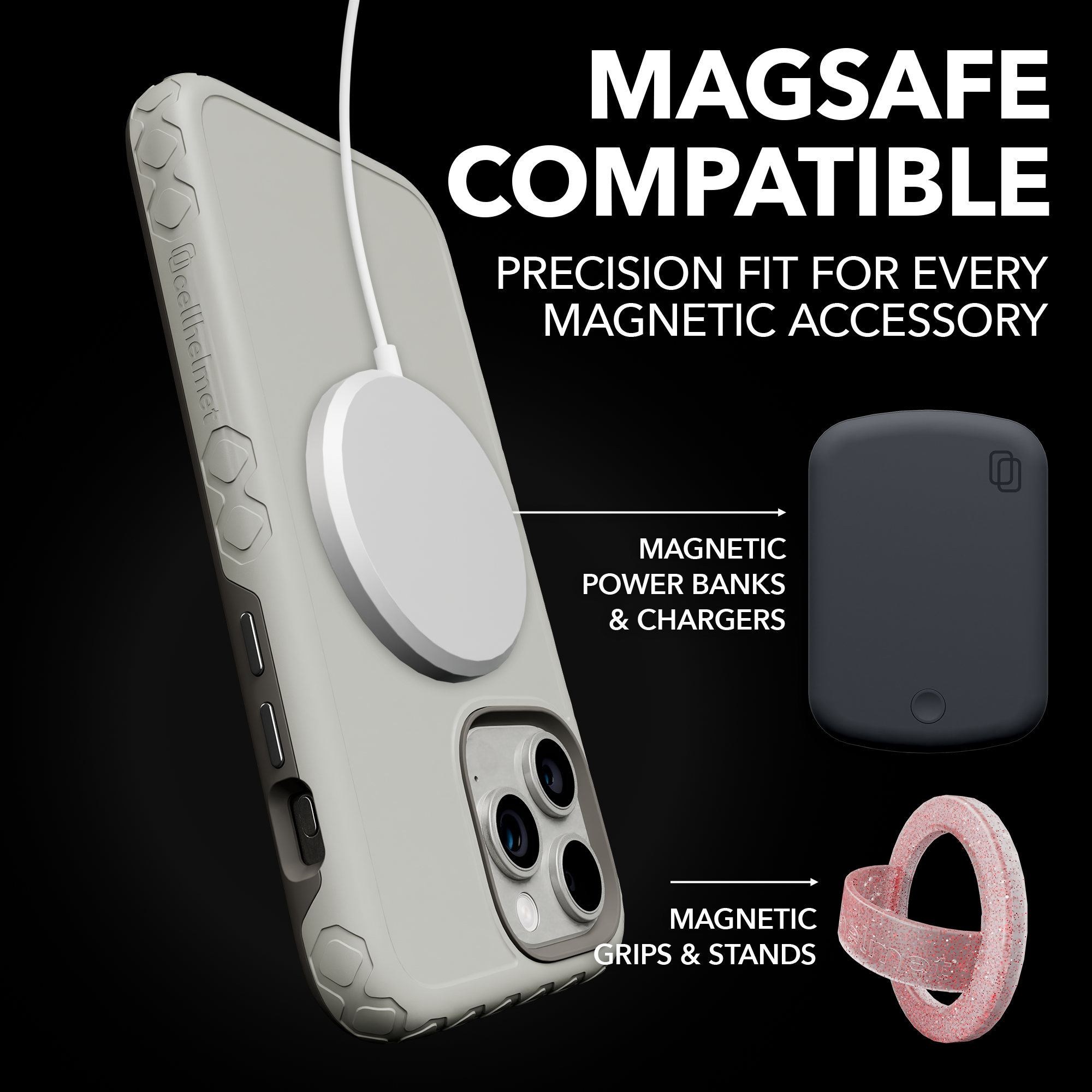 Dual Layer Case for Apple iPhone 13 Mini | Gray | Fortitude Series
