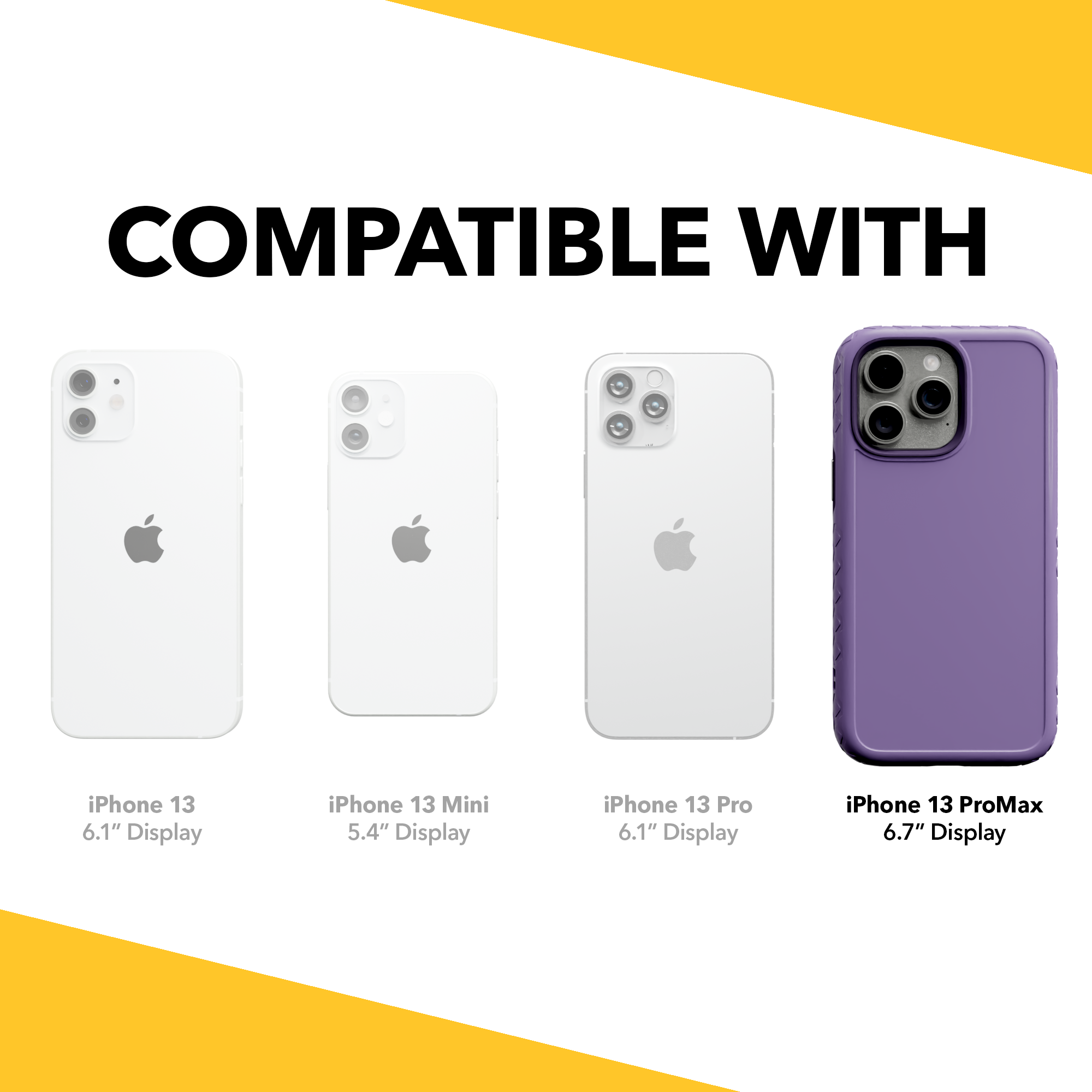 Dual Layer Case for Apple iPhone 13 Pro Max | Lilac Blossom Purple | Fortitude Series Lilac Blossom Purple