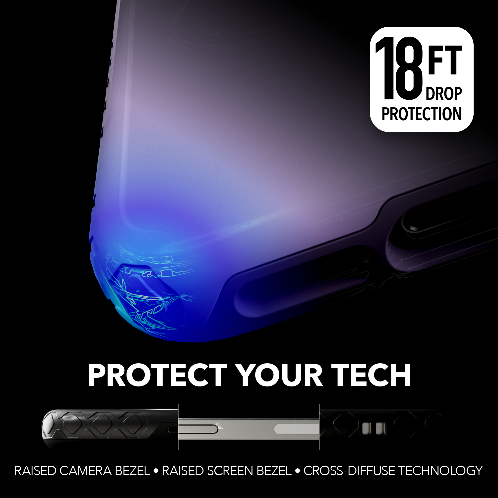 Dual Layer Case for Apple iPhone 13 Pro Max | Lilac Blossom Purple | Fortitude Series Lilac Blossom Purple