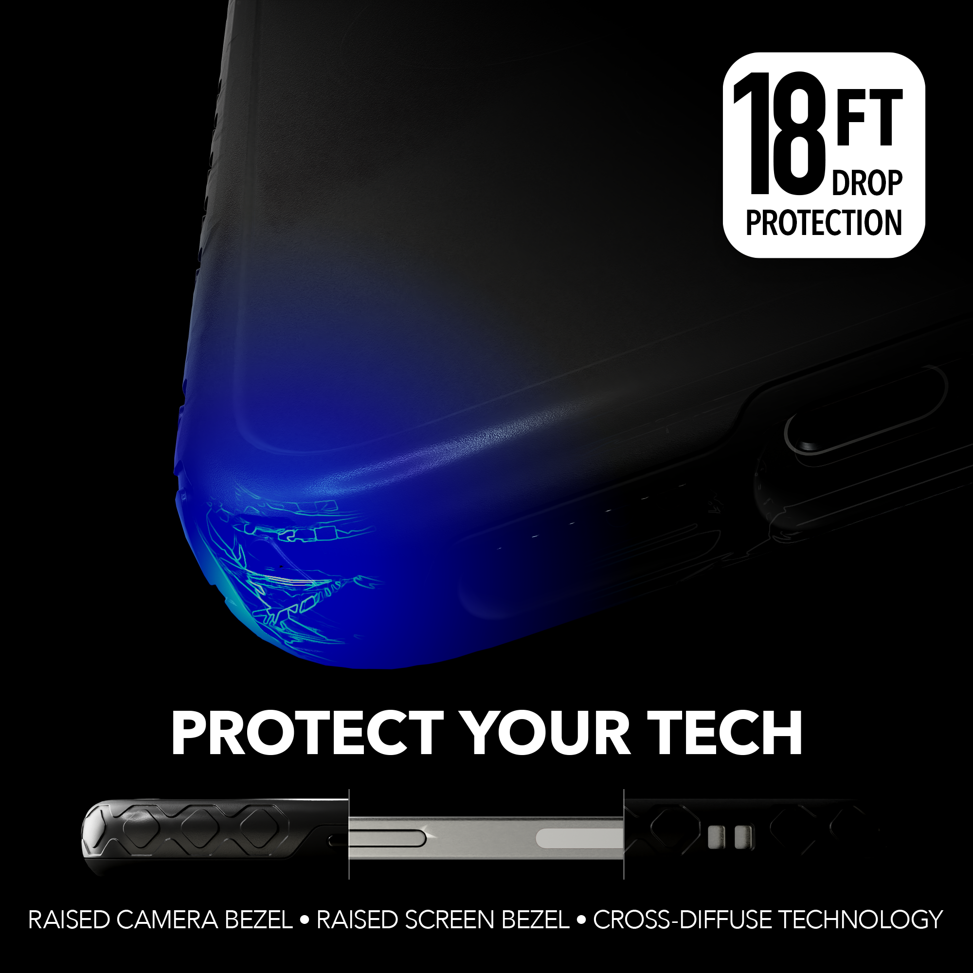 Dual Layer Case for Apple iPhone 13 | Onyx Black | Fortitude Series