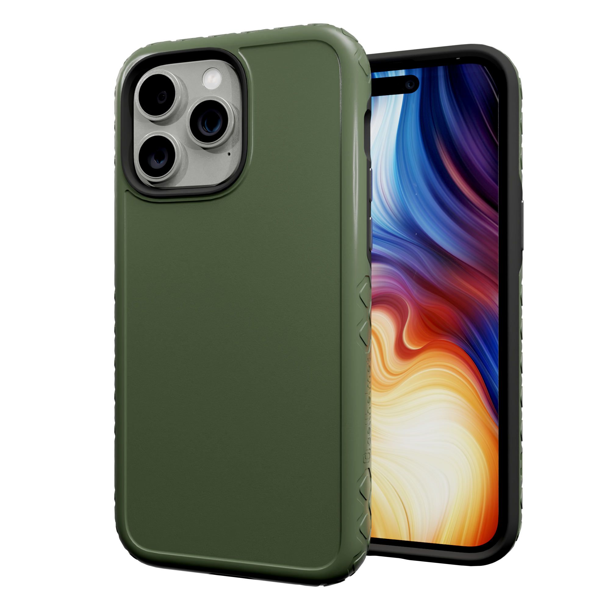 Dual Layer Case for Apple iPhone 13 Pro Max | Olive Drab Green | Fortitude Series Olive Drab Green