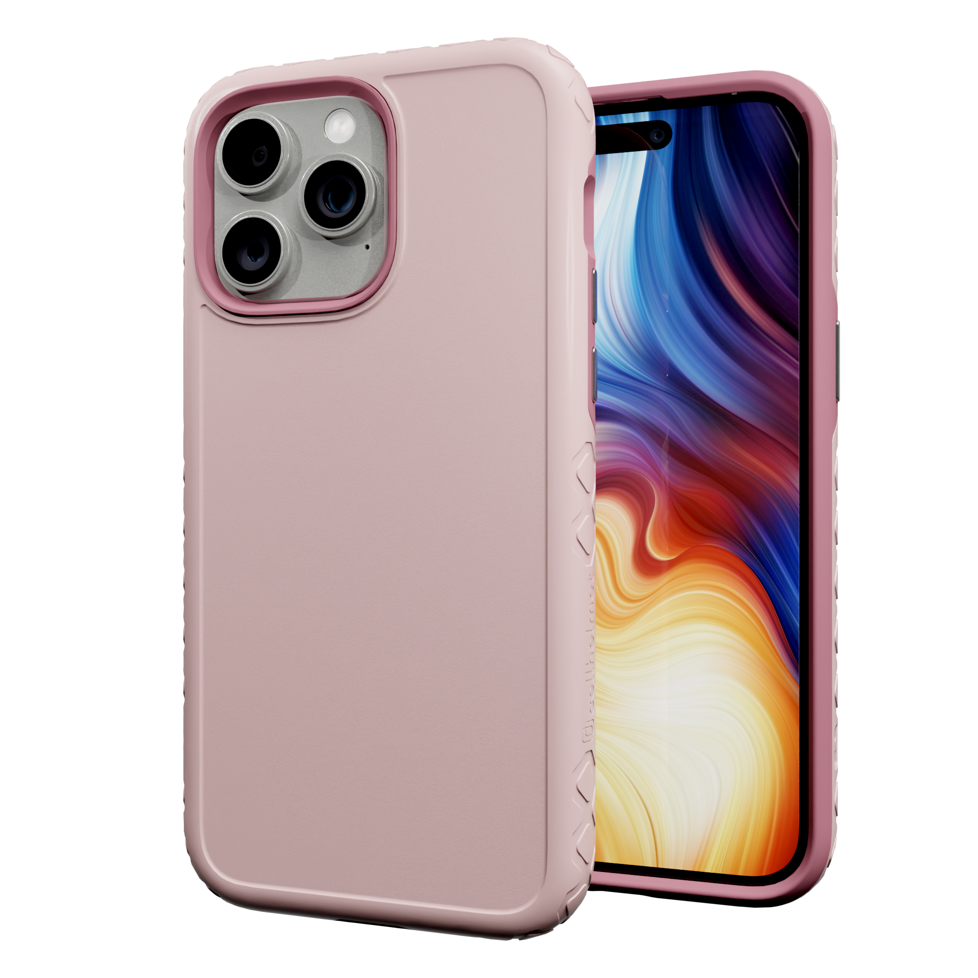Dual Layer Case for Apple iPhone 13 Pro Max | Pink Magnolia | Fortitude Series Pink / Phone Case