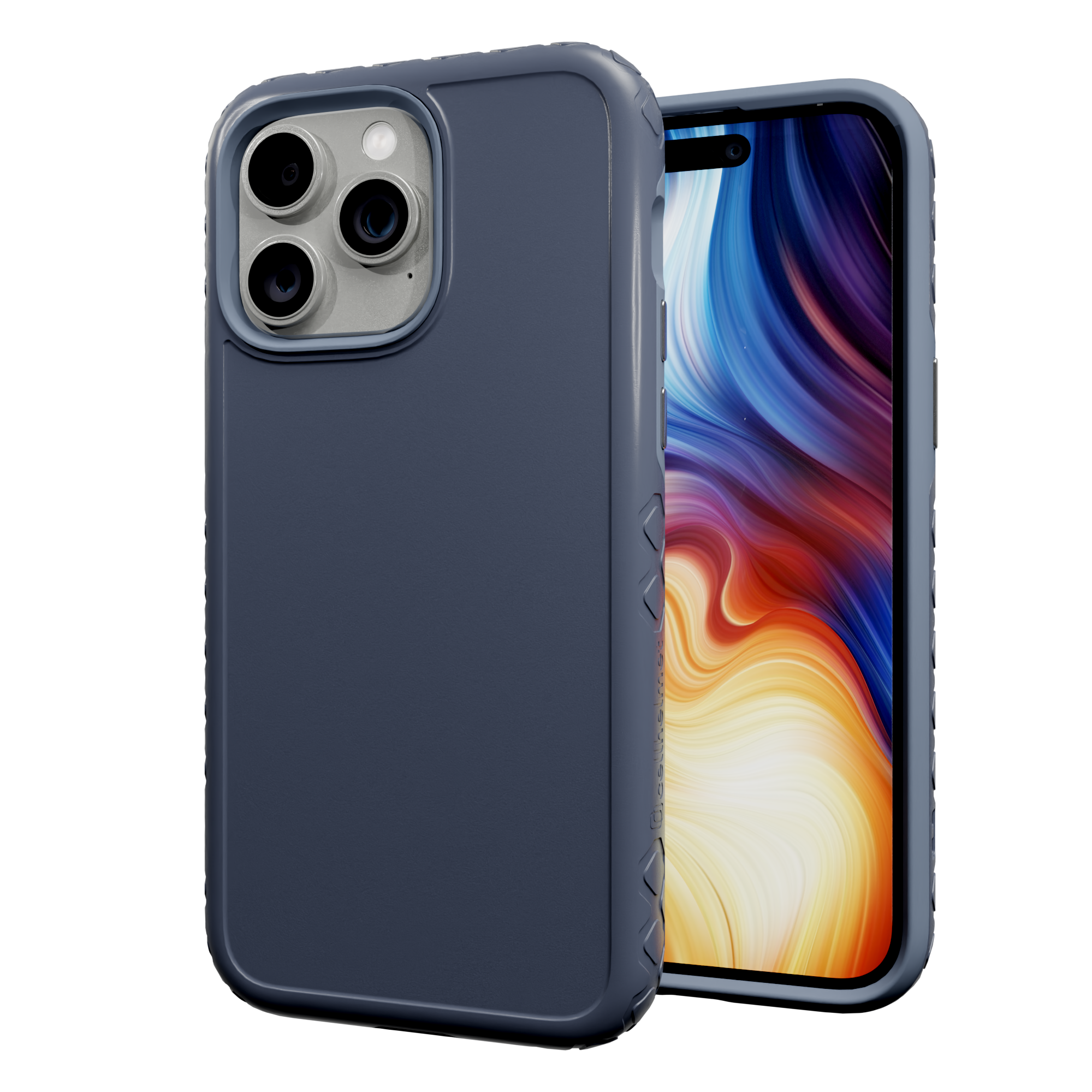Dual Layer Case for Apple iPhone 13 Pro Max | Slate Blue | Fortitude Series Blue / Phone Case
