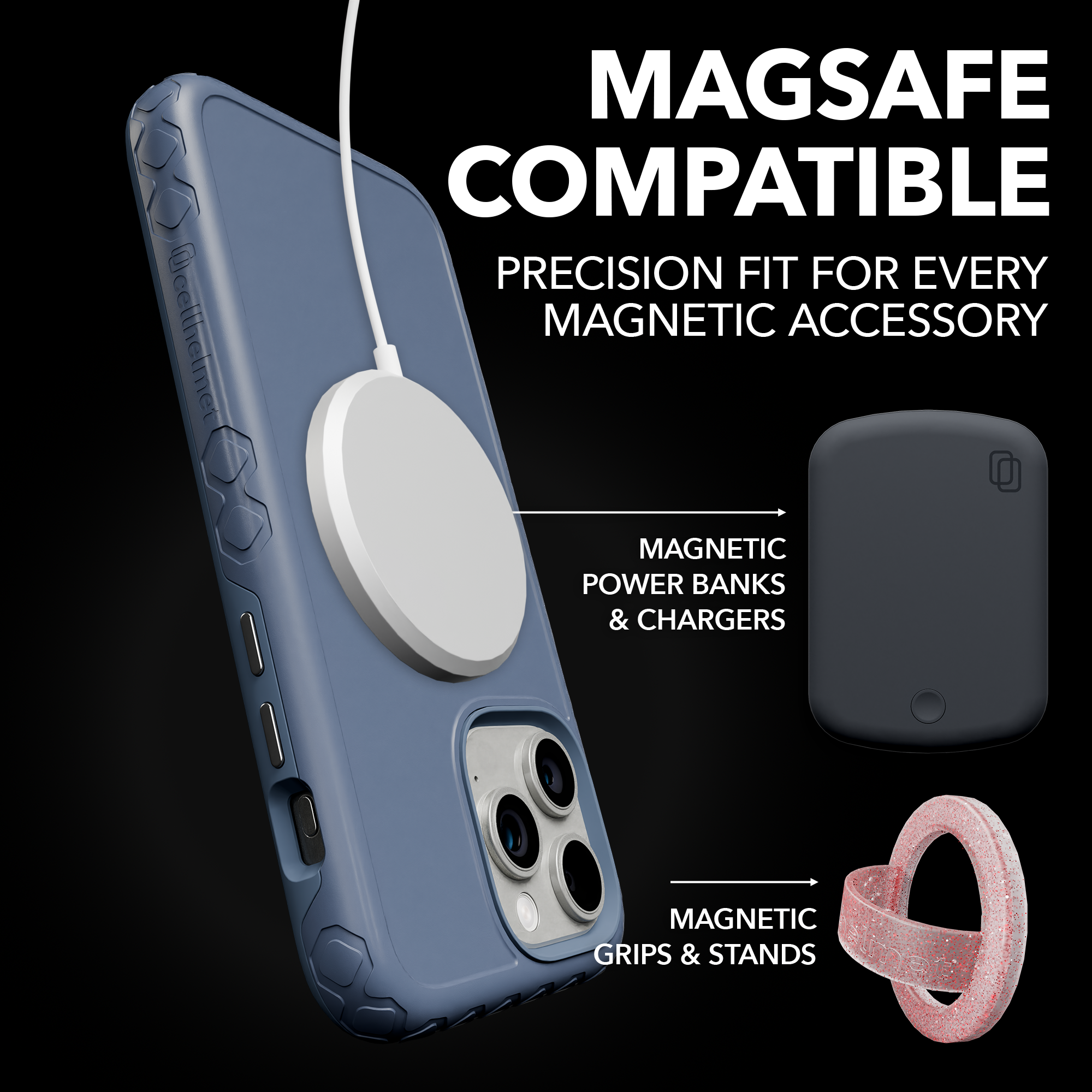Dual Layer Case for Apple iPhone 13 Pro Max | Slate Blue | Fortitude Series