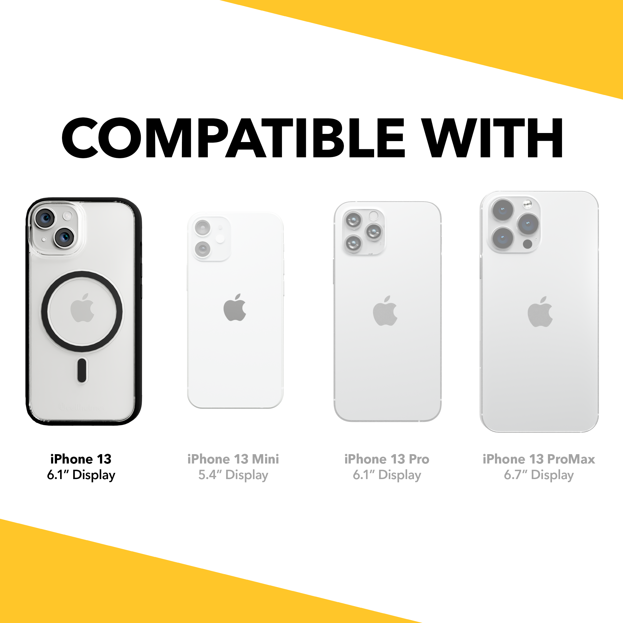 MagSafe® Case for Apple iPhone 12 / 12 Pro | Crystal Clear | Magnitude Series