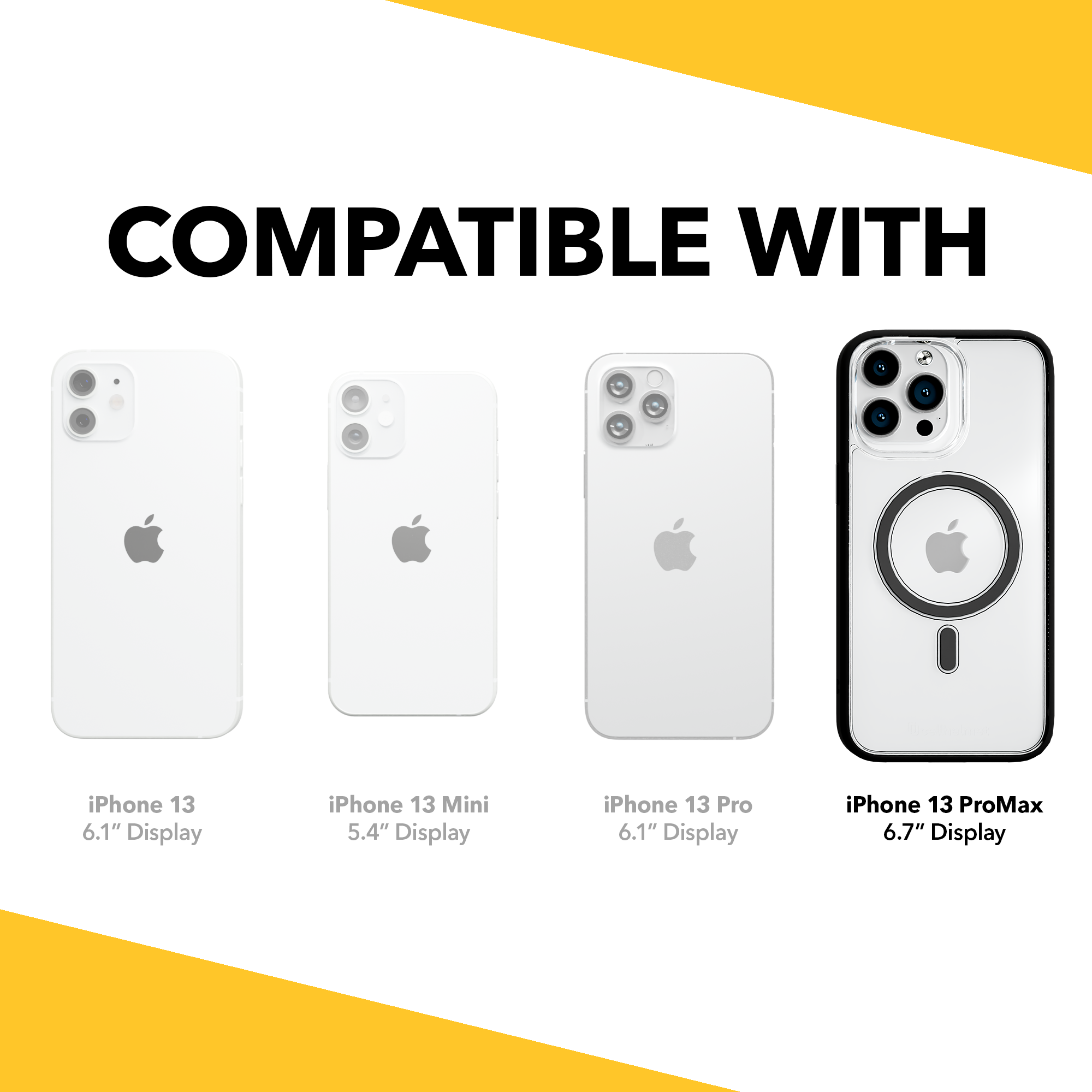 MagSafe® Case for Apple iPhone 12 Pro Max | Crystal Clear | Magnitude Series