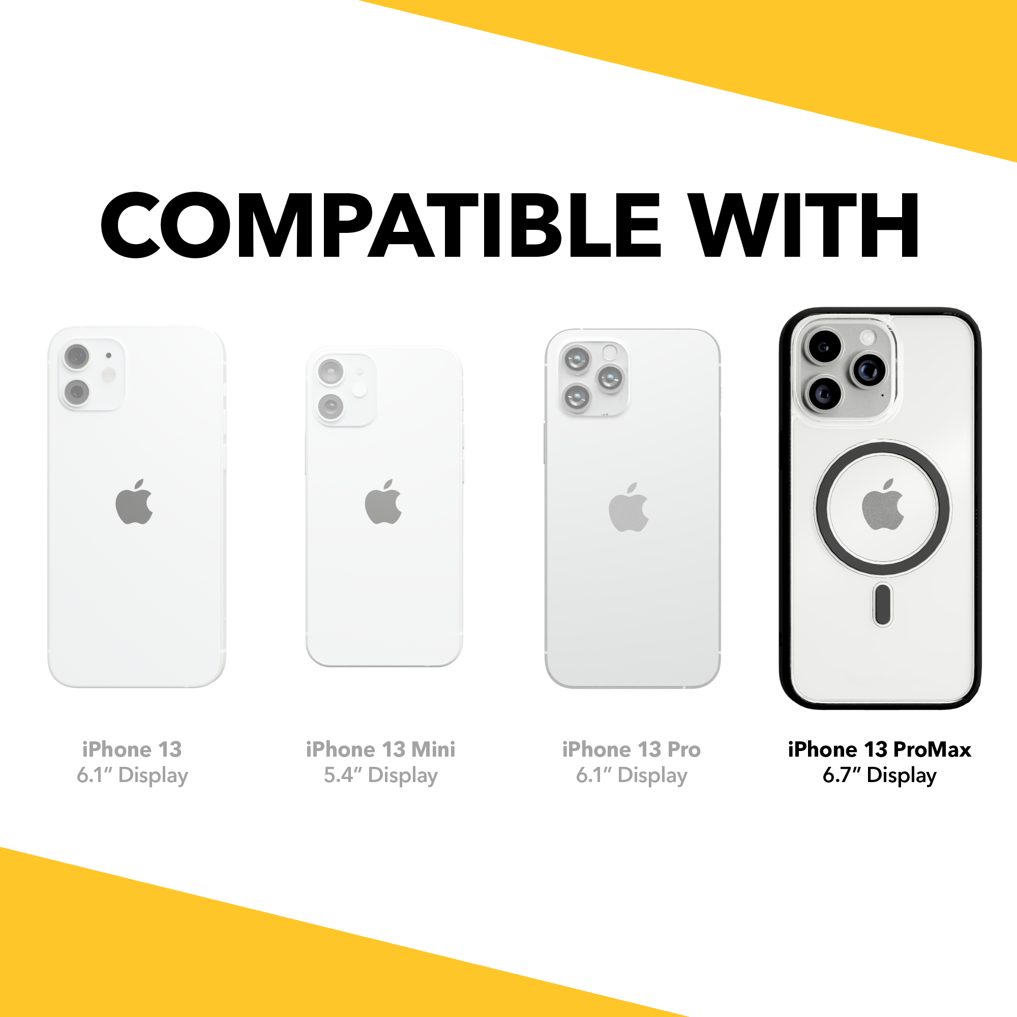 MagSafe® Case for Apple iPhone 13 Pro Max | Crystal Clear | Magnitude Series Clear