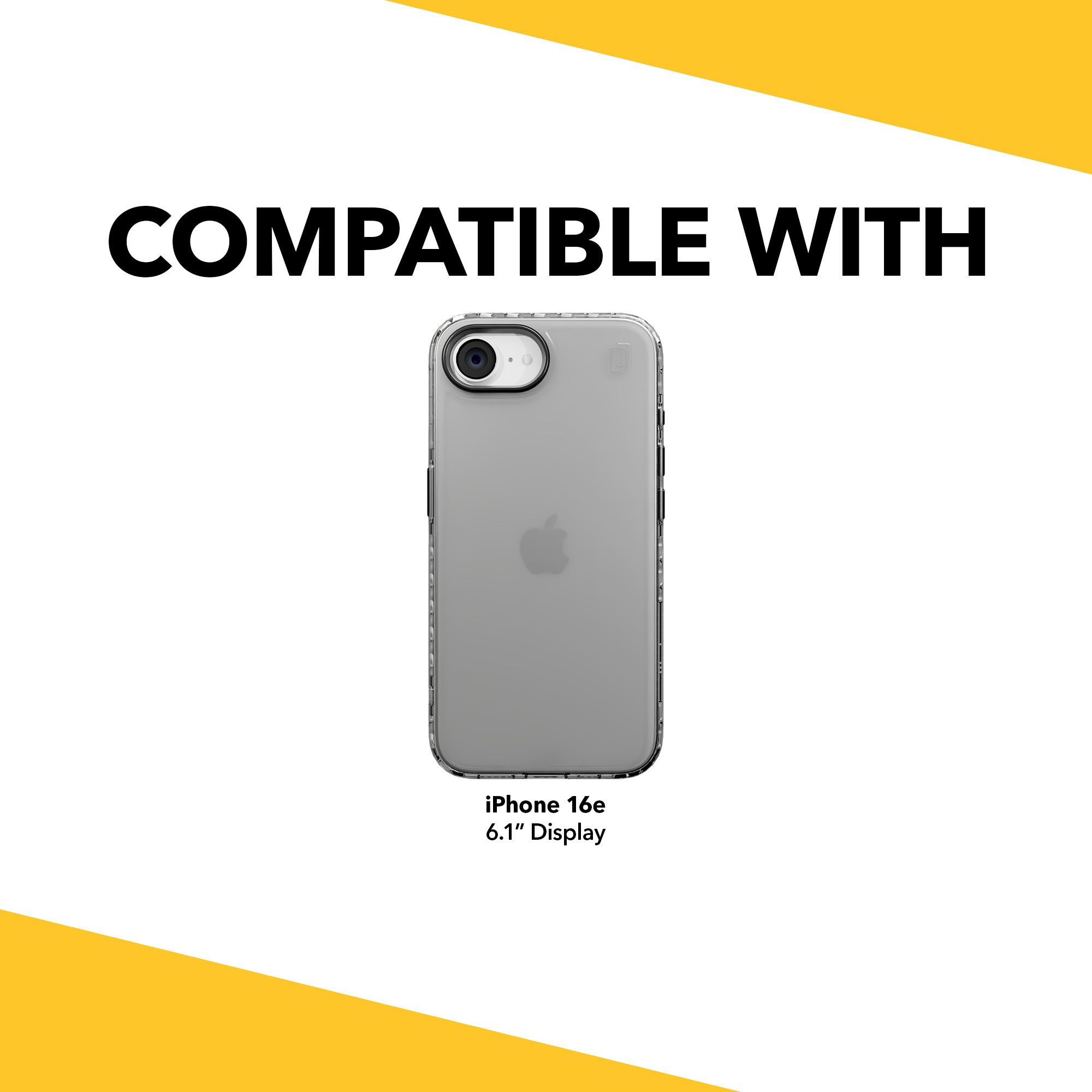Slim TPU Case for Apple iPhone 16e | Crystal Clear | Altitude Series