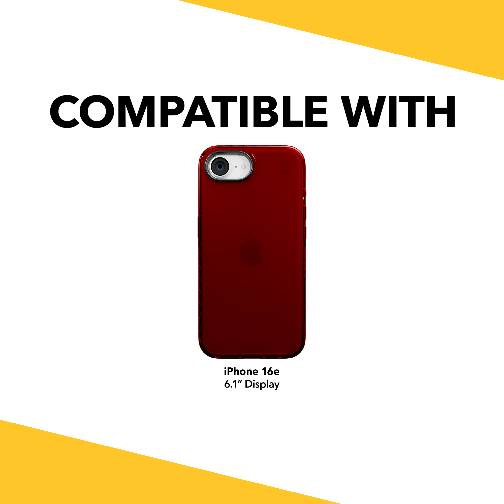 Slim TPU Case for Apple iPhone 16e | Lava Red | Altitude Series
