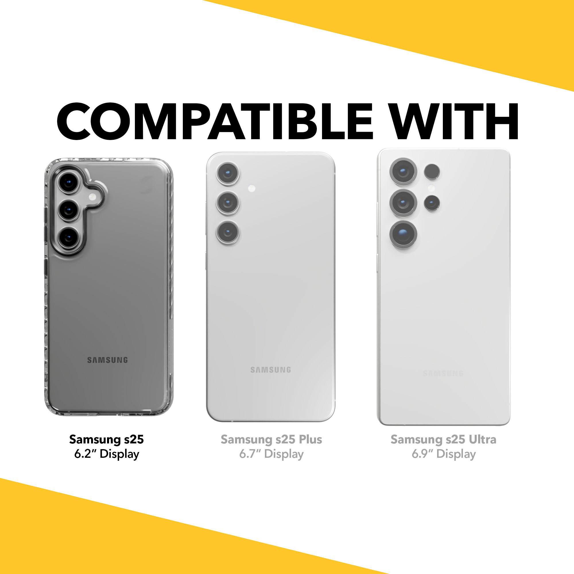 Slim Case for Galaxy S25 | Crystal Clear | Altitude Series | cellhelmet