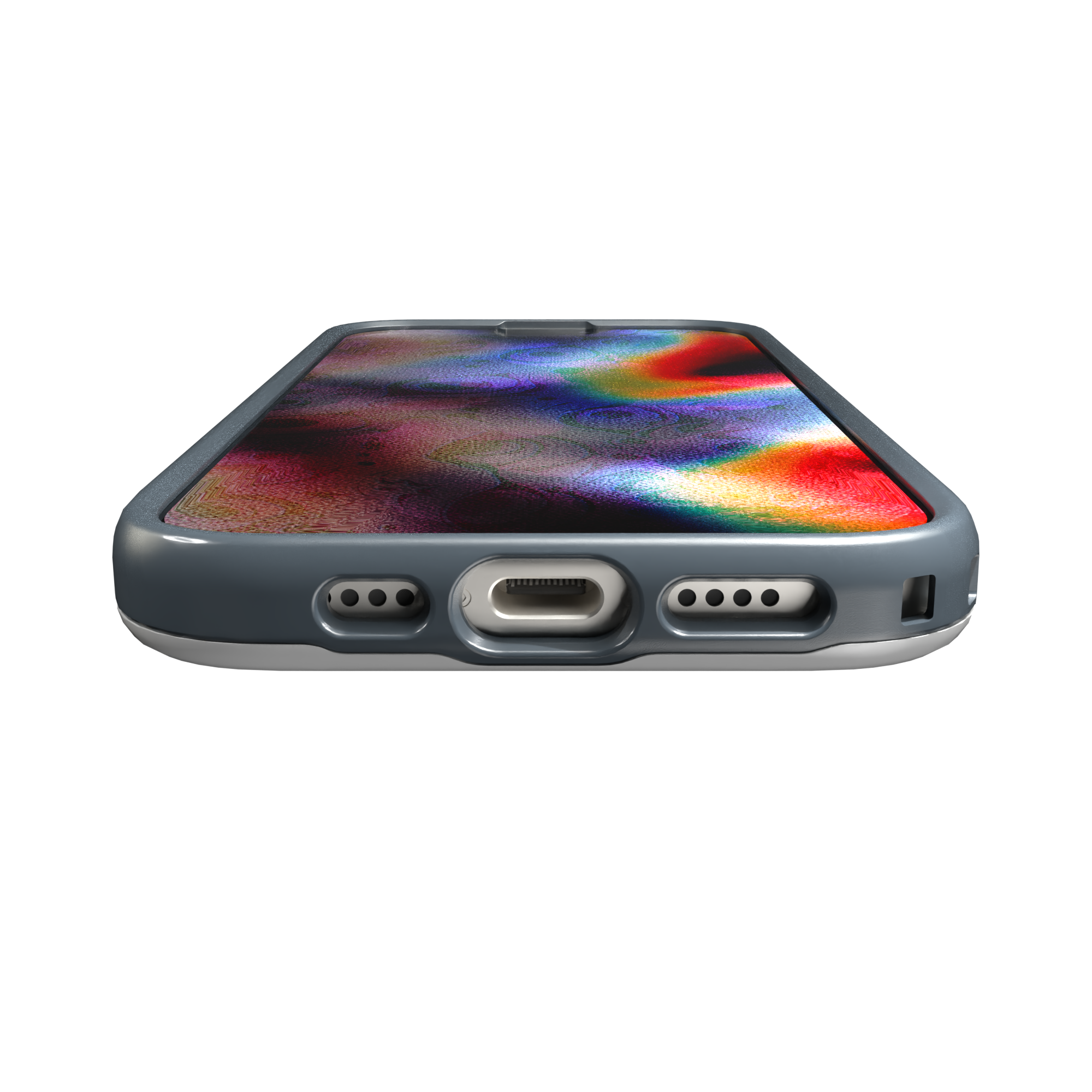Shock-Absorbent MagSafe® Case for Apple iPhone 17 in Hyper Slate | Fortitude Series None / None / Hyper Slate