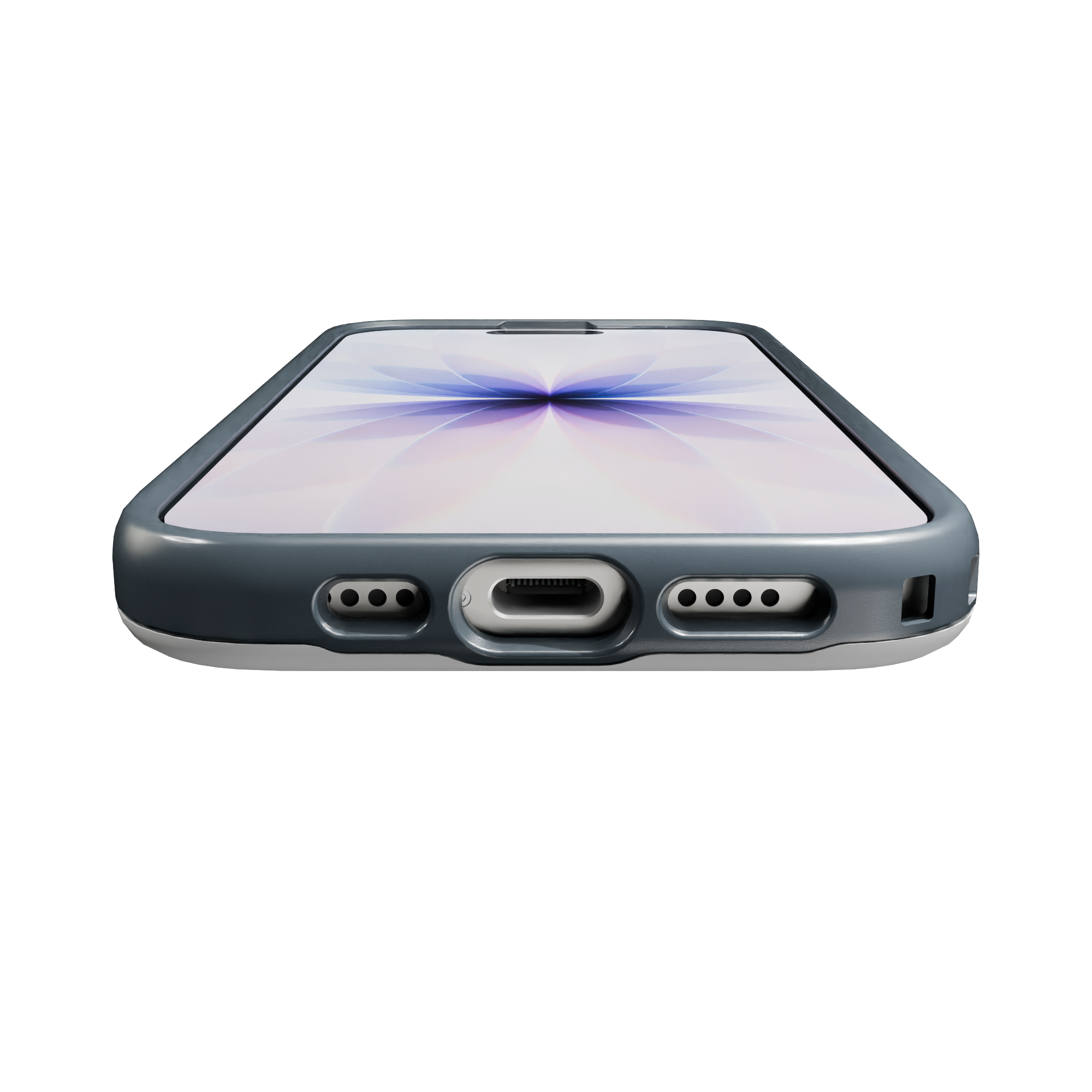 Shock-Absorbent MagSafe® Case for Apple iPhone 17 in Hyper Slate | Fortitude Series None / None / Hyper Slate