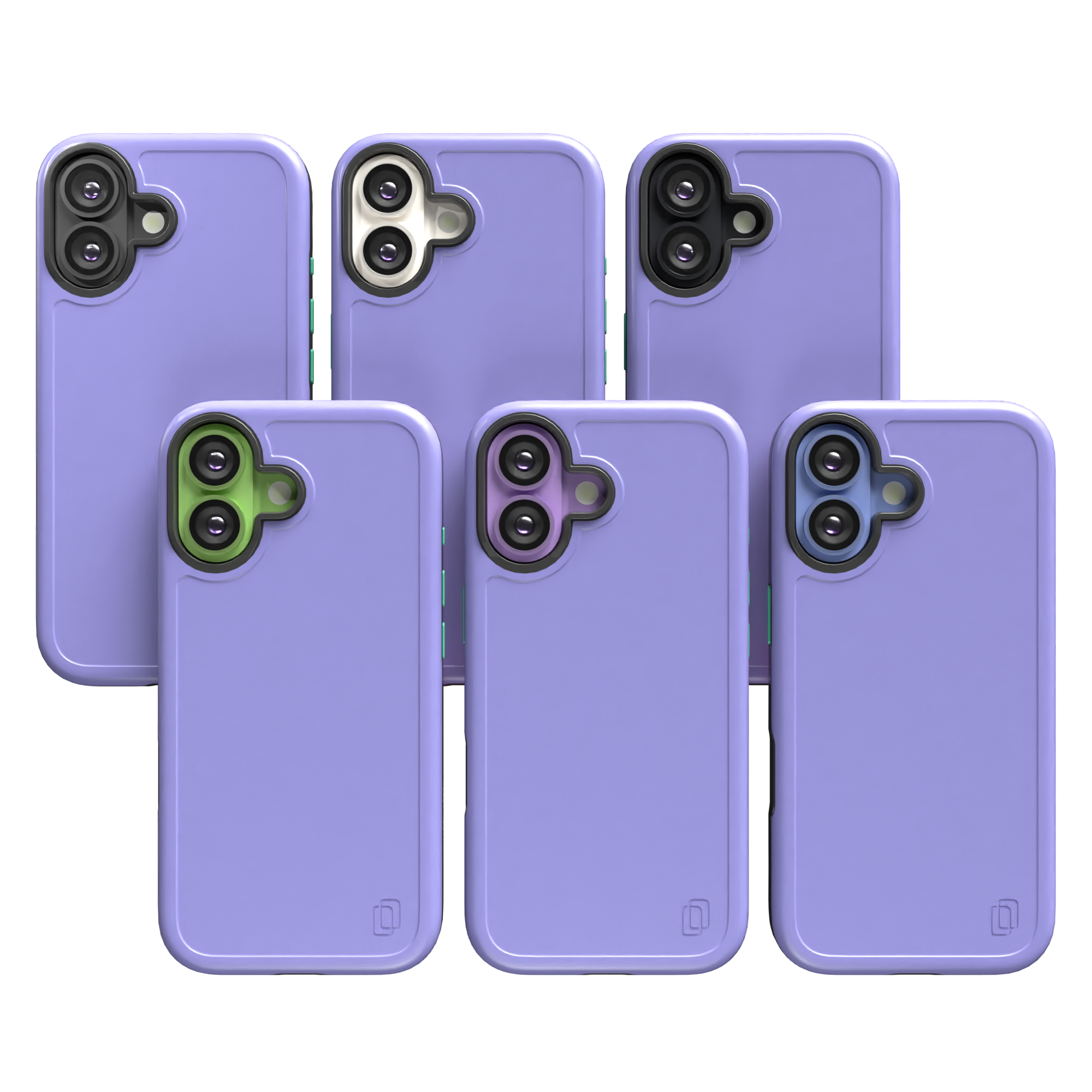 Shock-Absorbent MagSafe® Case for Apple iPhone 17 in Coastal Lilac | Fortitude Series None / None / Coastal Lilac