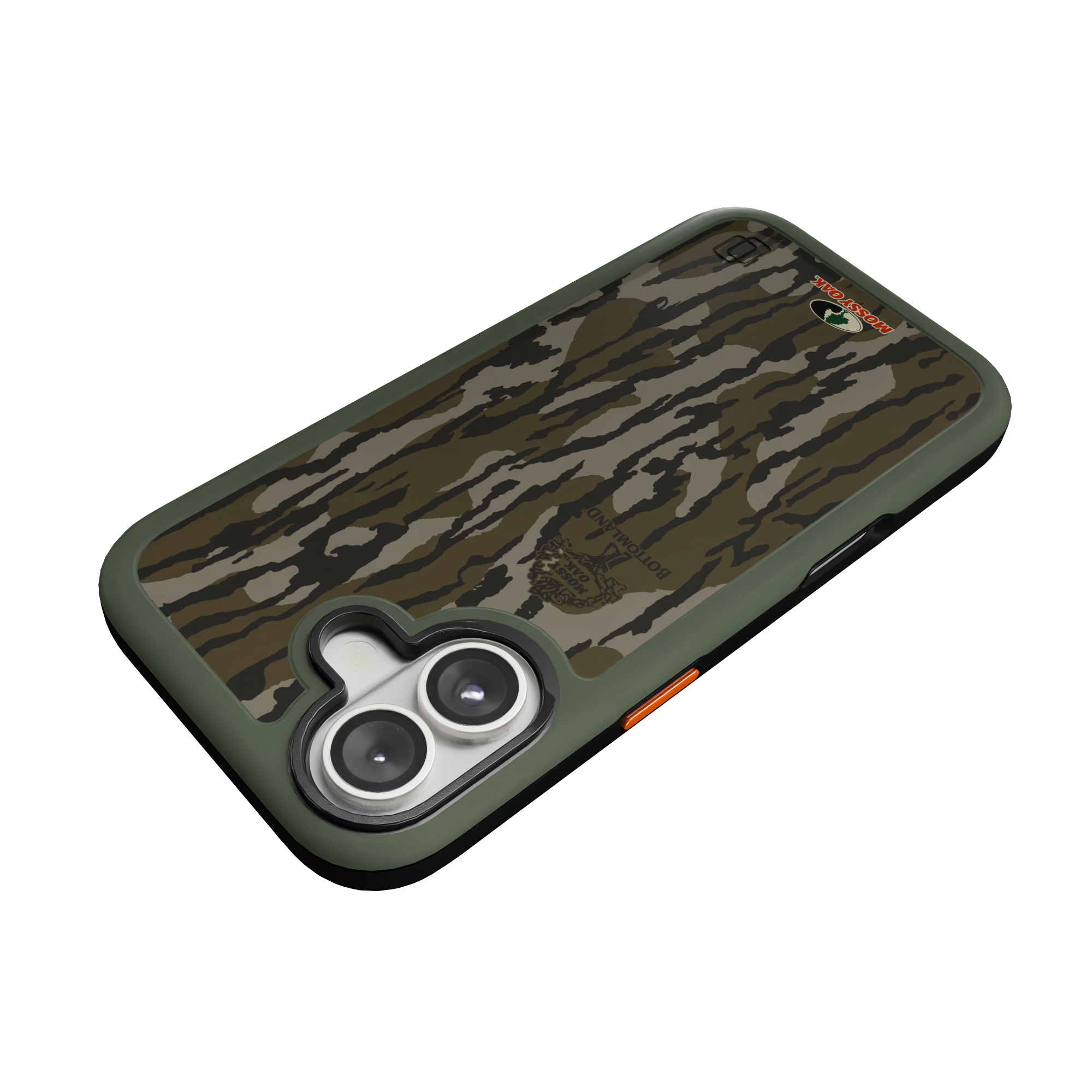 Shock-Absorbent MagSafe® Case for Apple iPhone 17 in Mossy Oak Bottomland Camo | Fortitude Series None / None / Bottomland